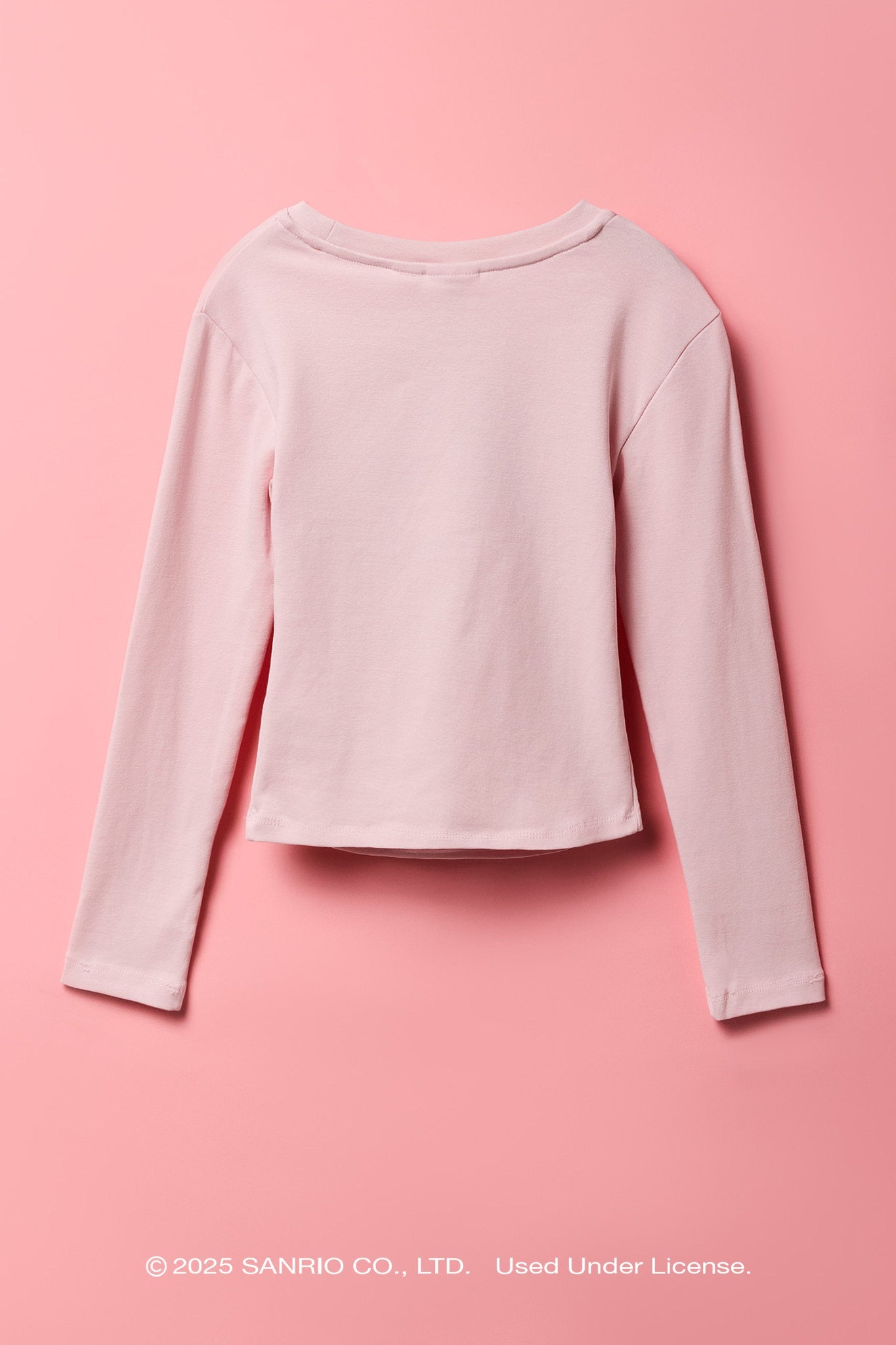 My Melody™ Girls Ribbed Cinched Long Sleeve Top