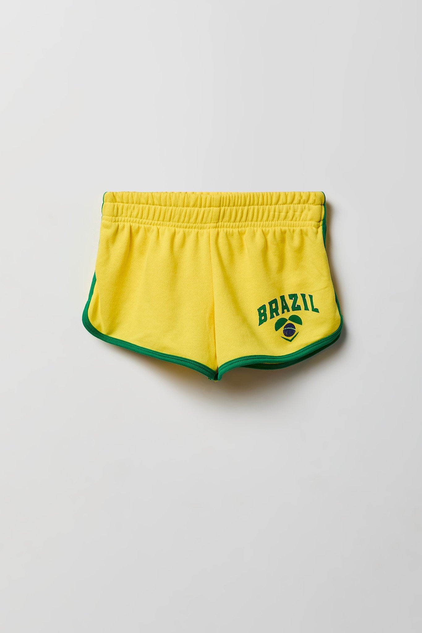 Girls Brazil Graphic Soccer Tank and Short Set