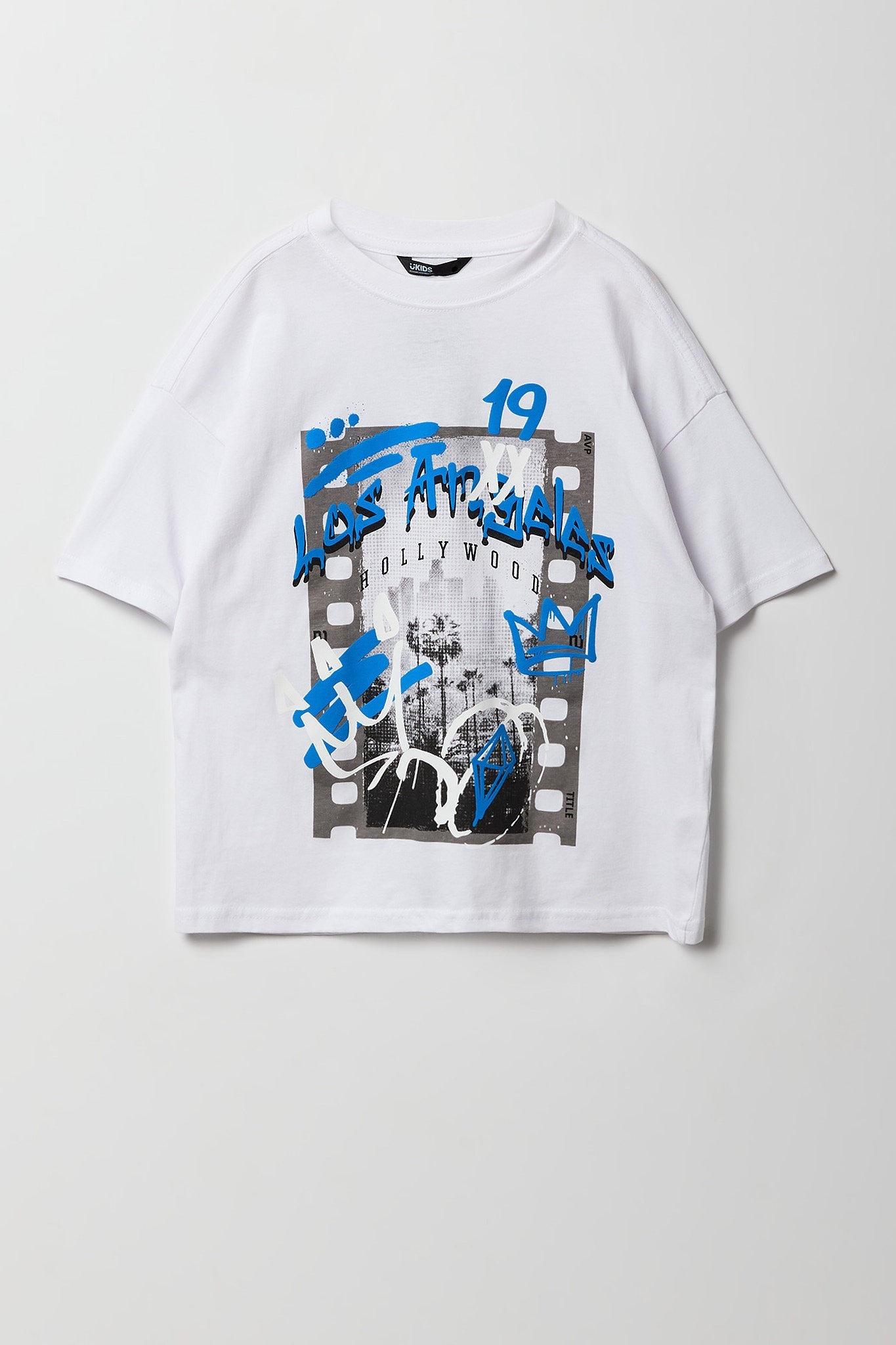 Boys Graphic & Solid T-Shirt (2 Pack)