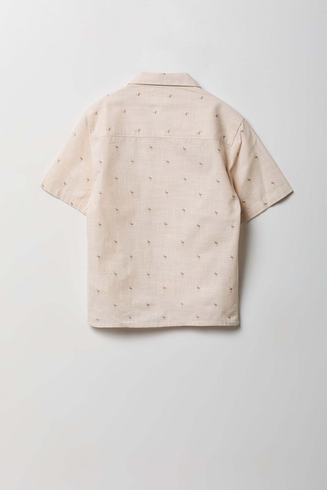 Boys Printed Button-Up Top