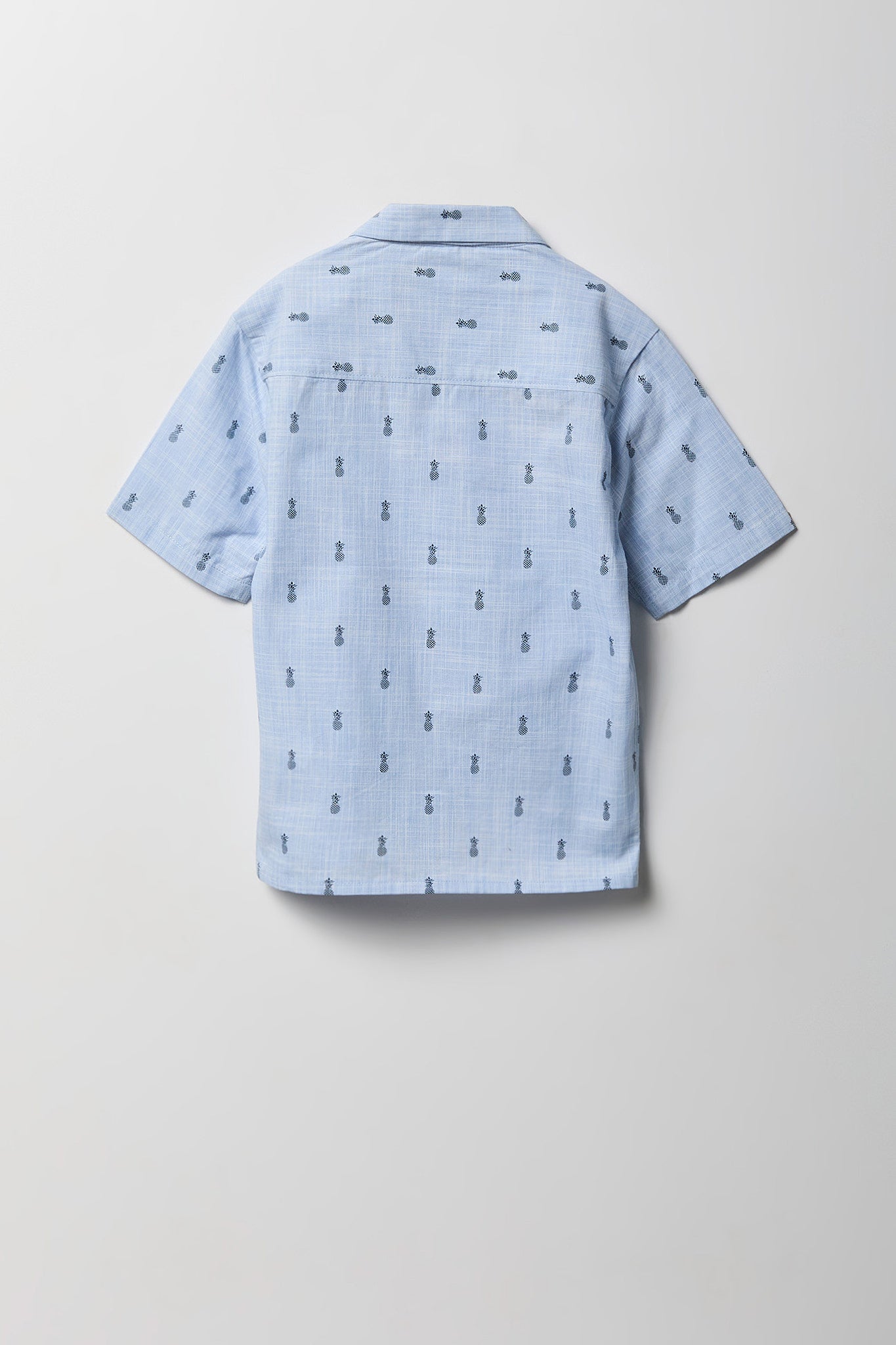 Boys Printed Button-Up Top