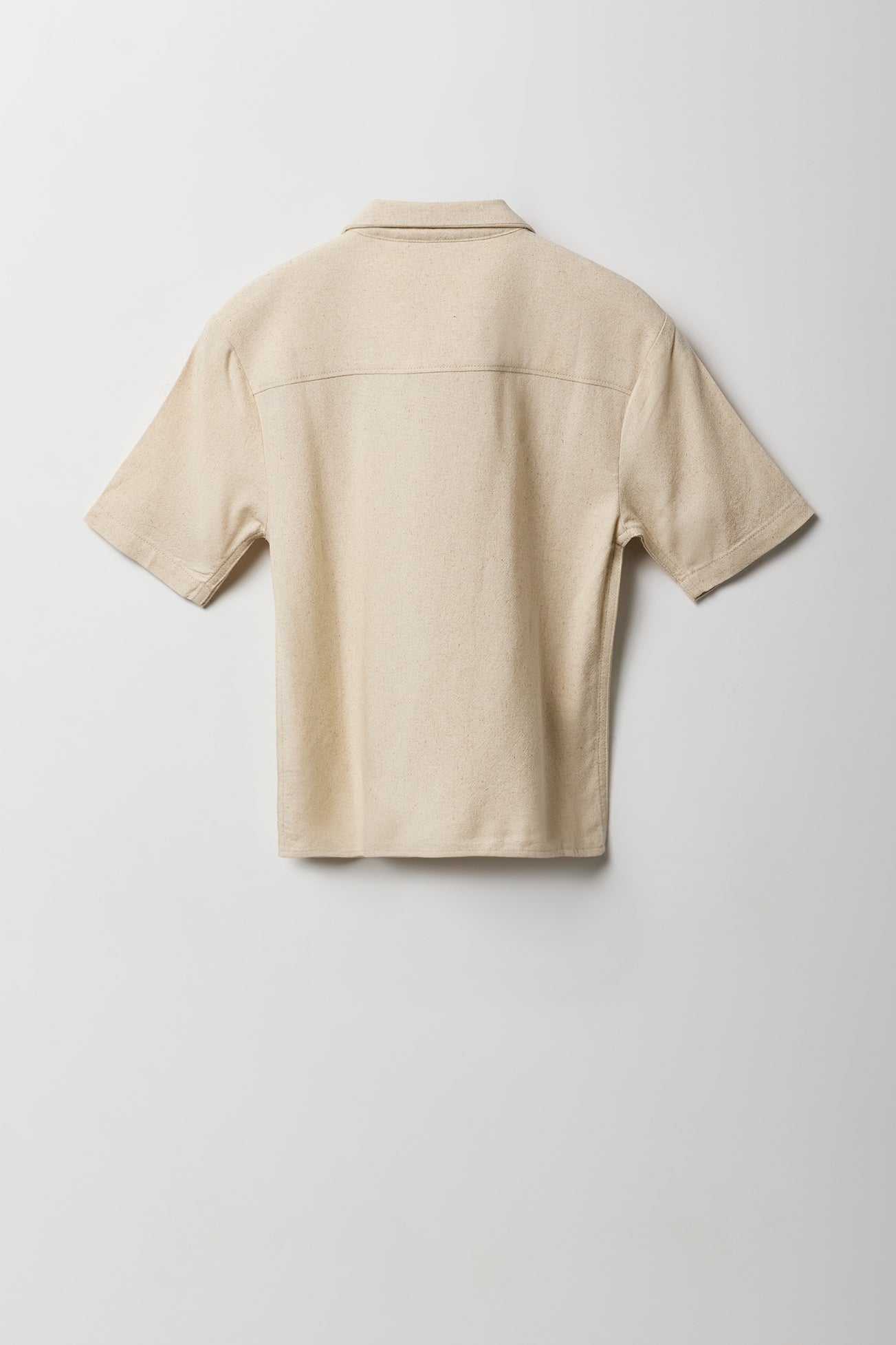 Boys Linen-Blend Button-Up Top