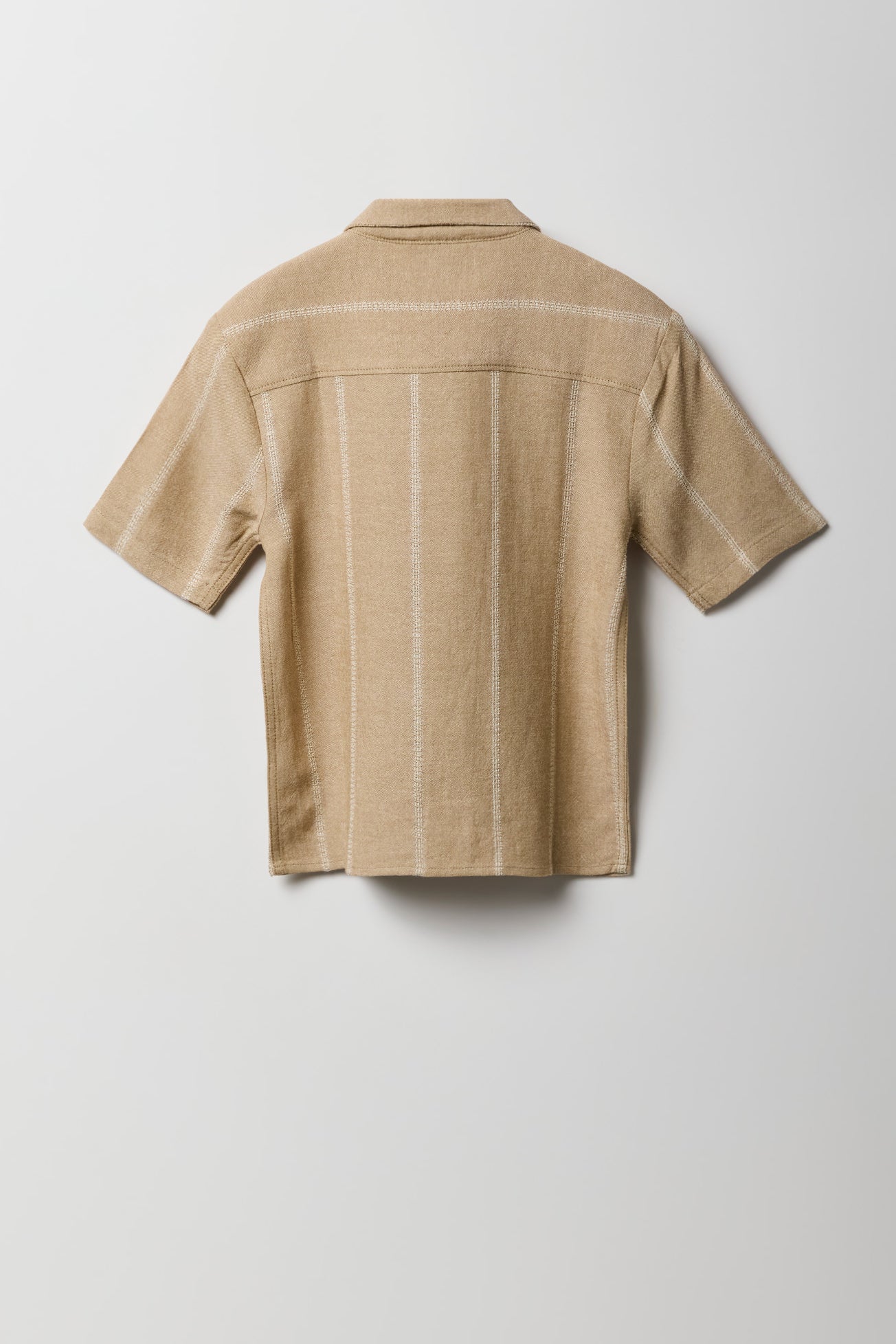 Boys Linen-Blend Button-Up Top