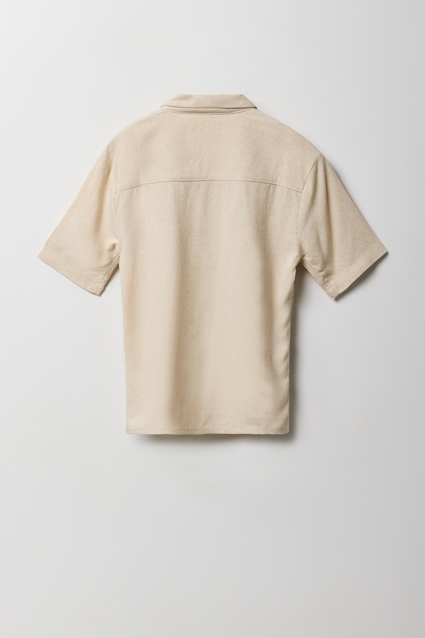 Boys Linen-Blend Button-Up Top