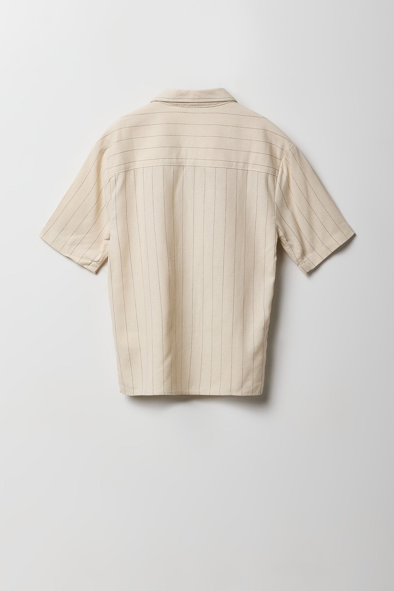 Boys Linen-Blend Button-Up Top