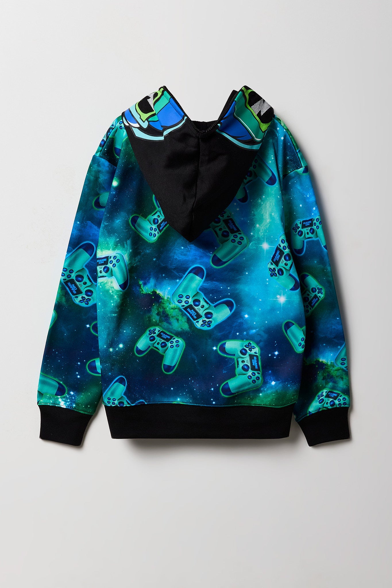 Kids Mad Skills Printed Full Zip Fleece Hoodie