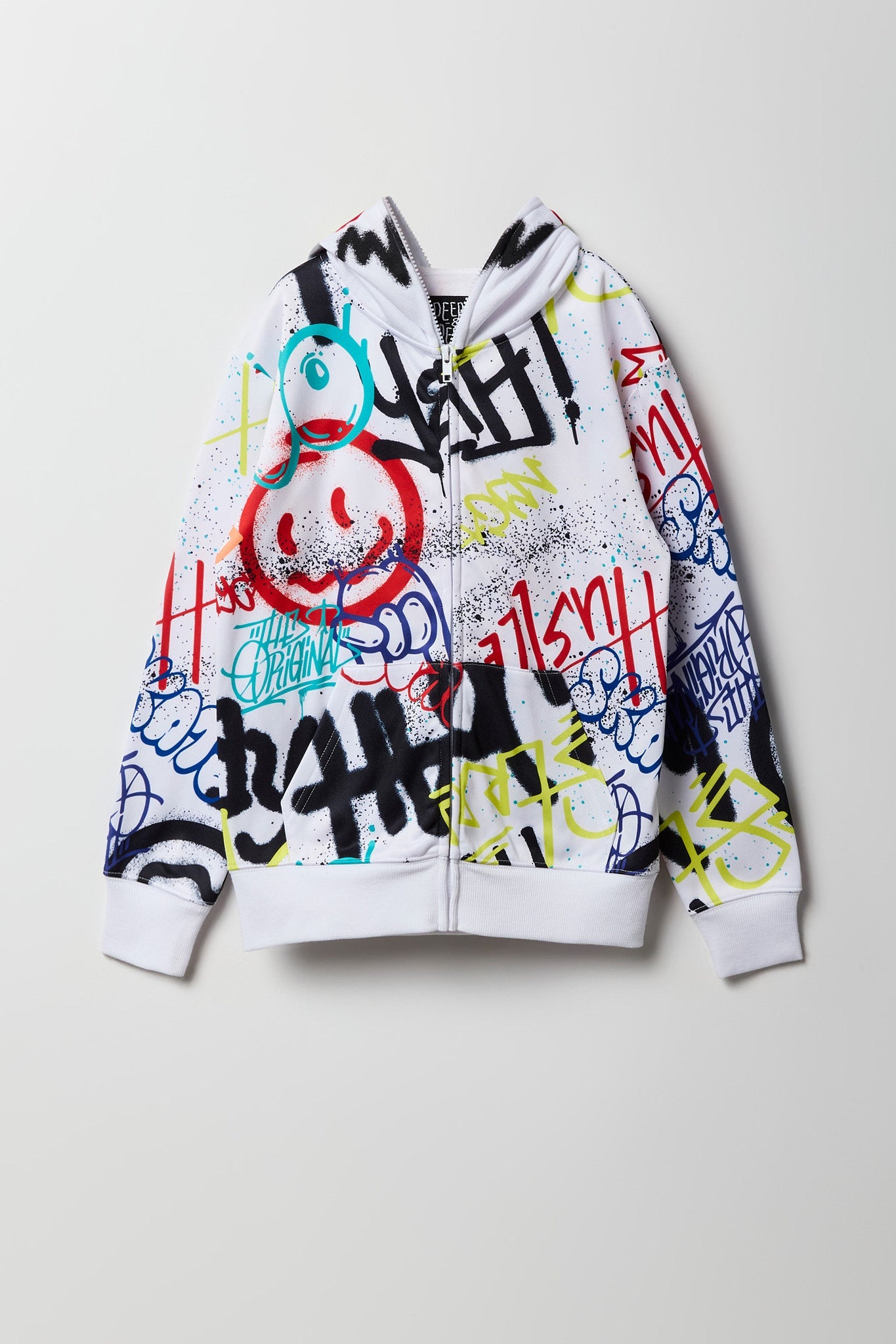 Kids Graffiti Full Zip Hoodie