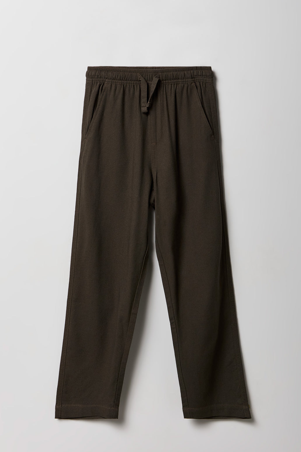 Boys Linen-Blend Relaxed Pant