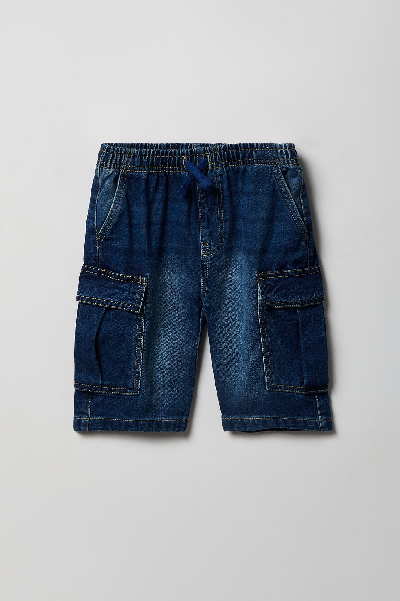 Boys Cargo Denim Short