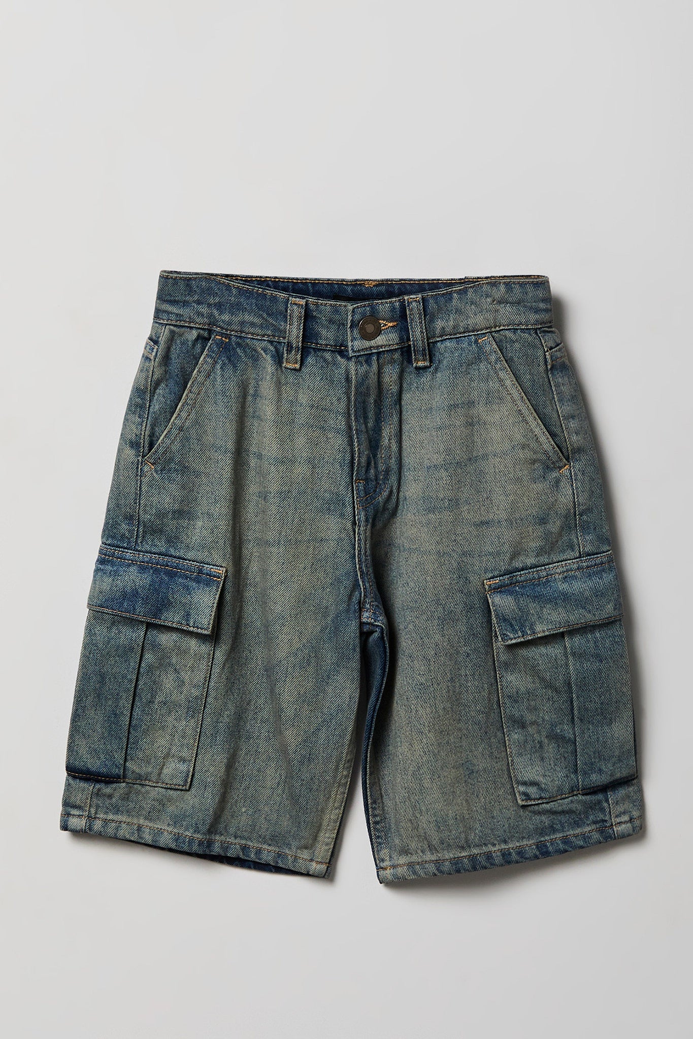 Boys Cargo Denim Short