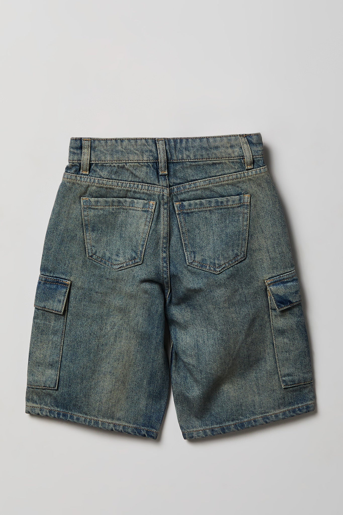 Boys Cargo Denim Short