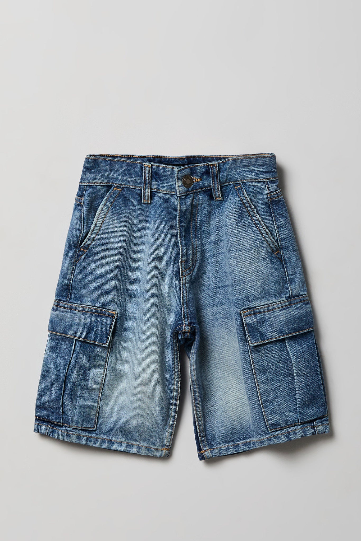 Boys Cargo Denim Short