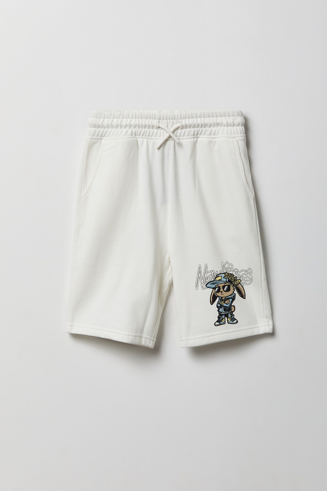 Boys Animal Graphic Fleece Short