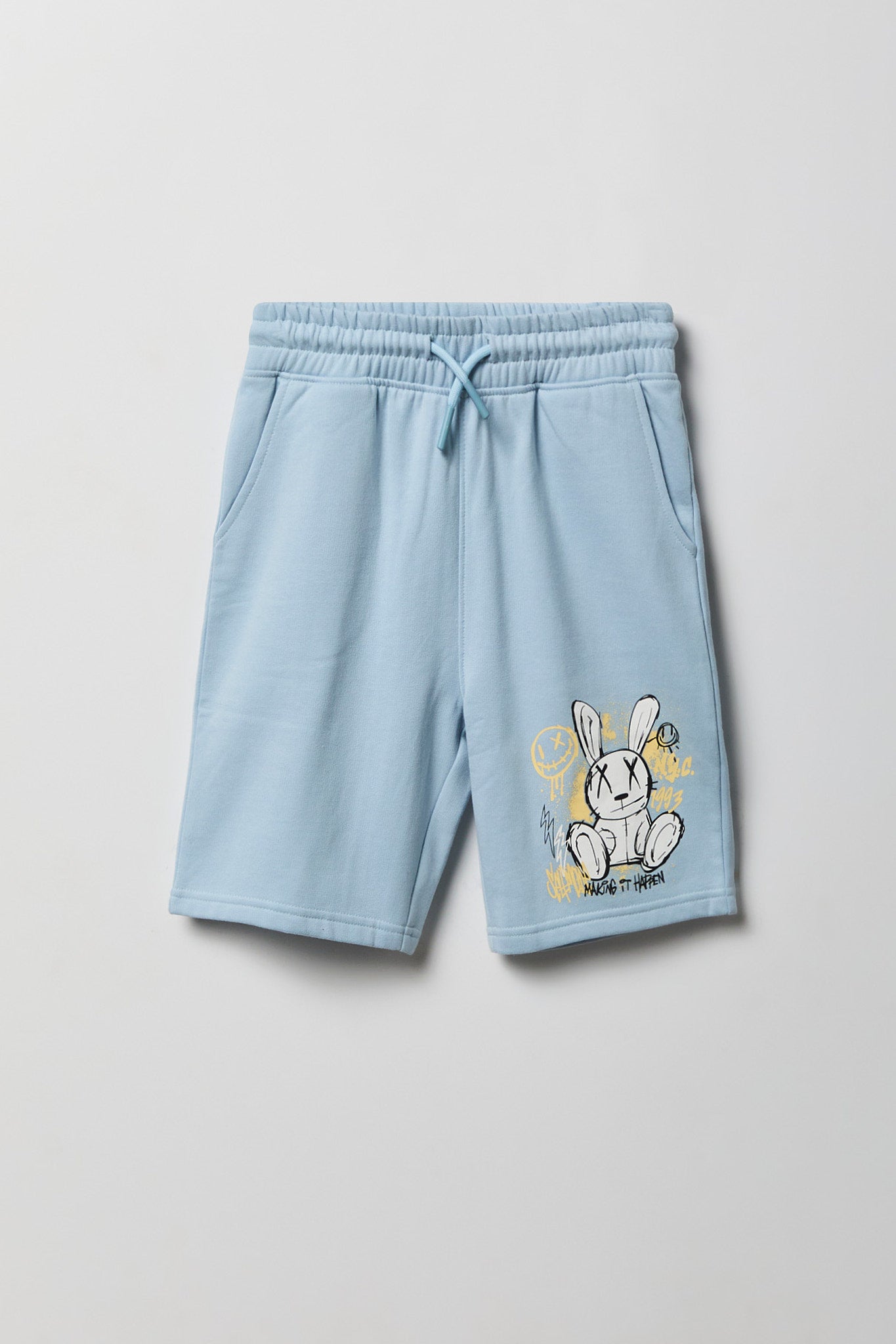 Boys Animal Graphic Fleece Short