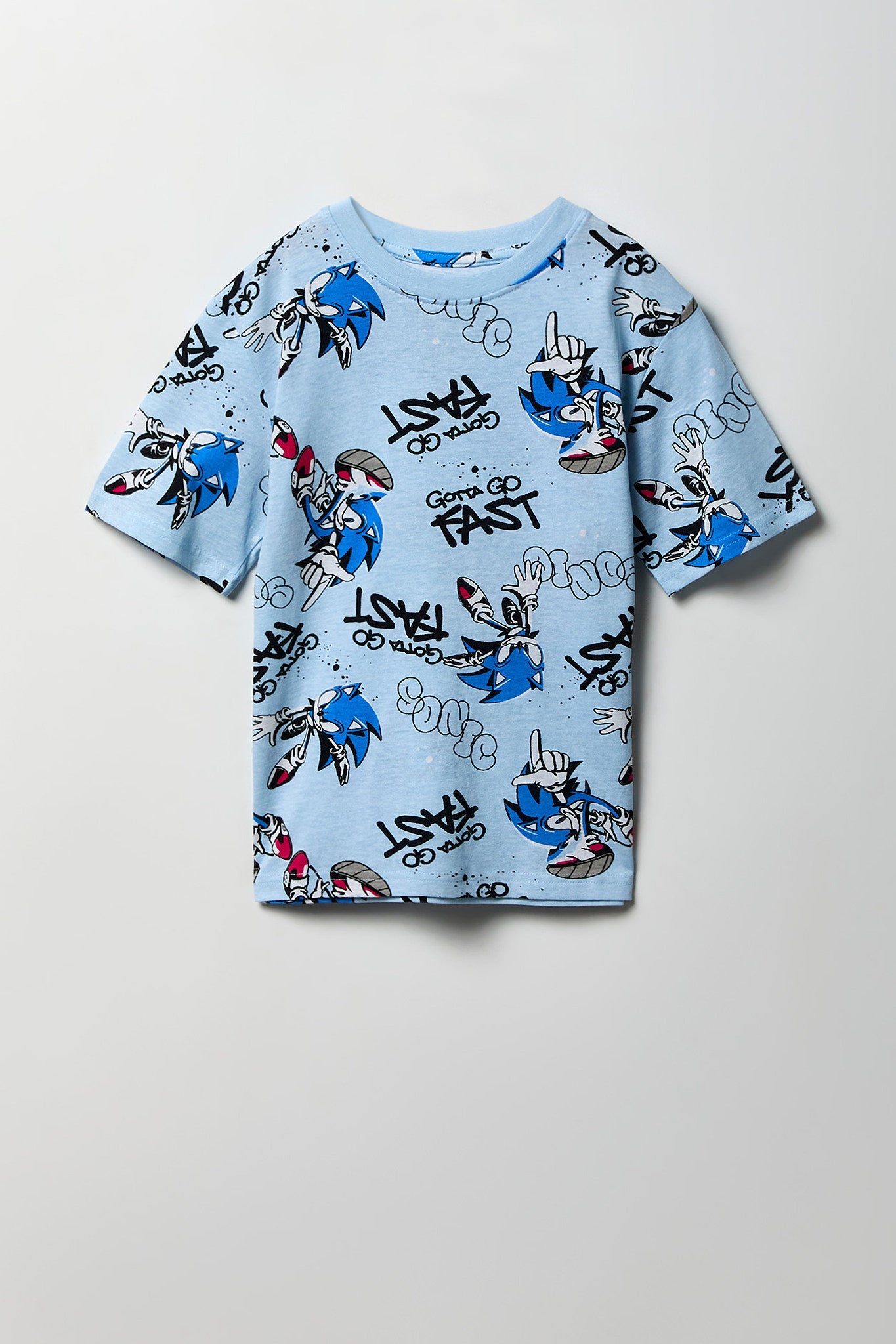 Kids Sonic Print T-Shirt