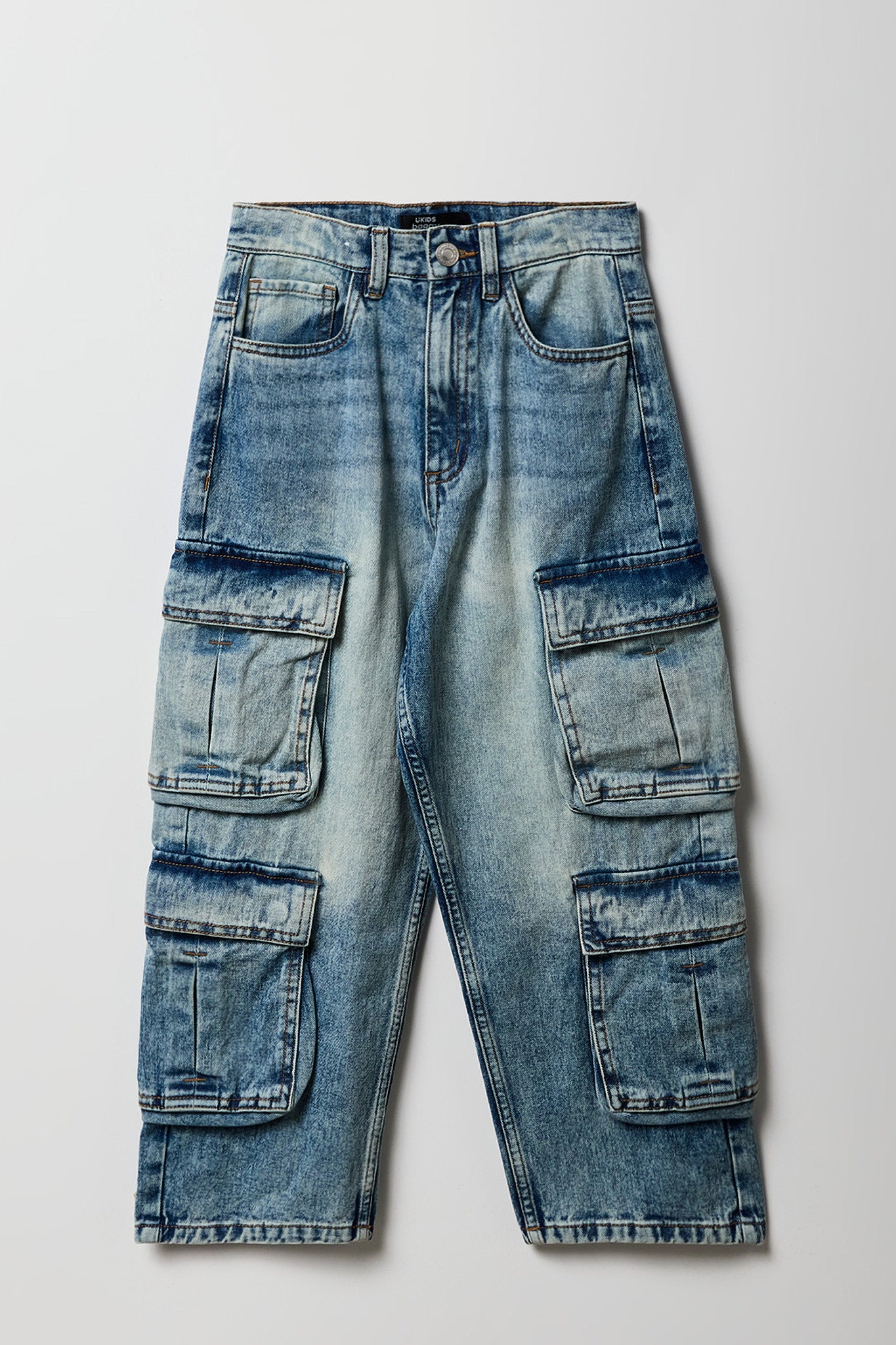 Boys 4-Pocket Baggy Cargo Jean