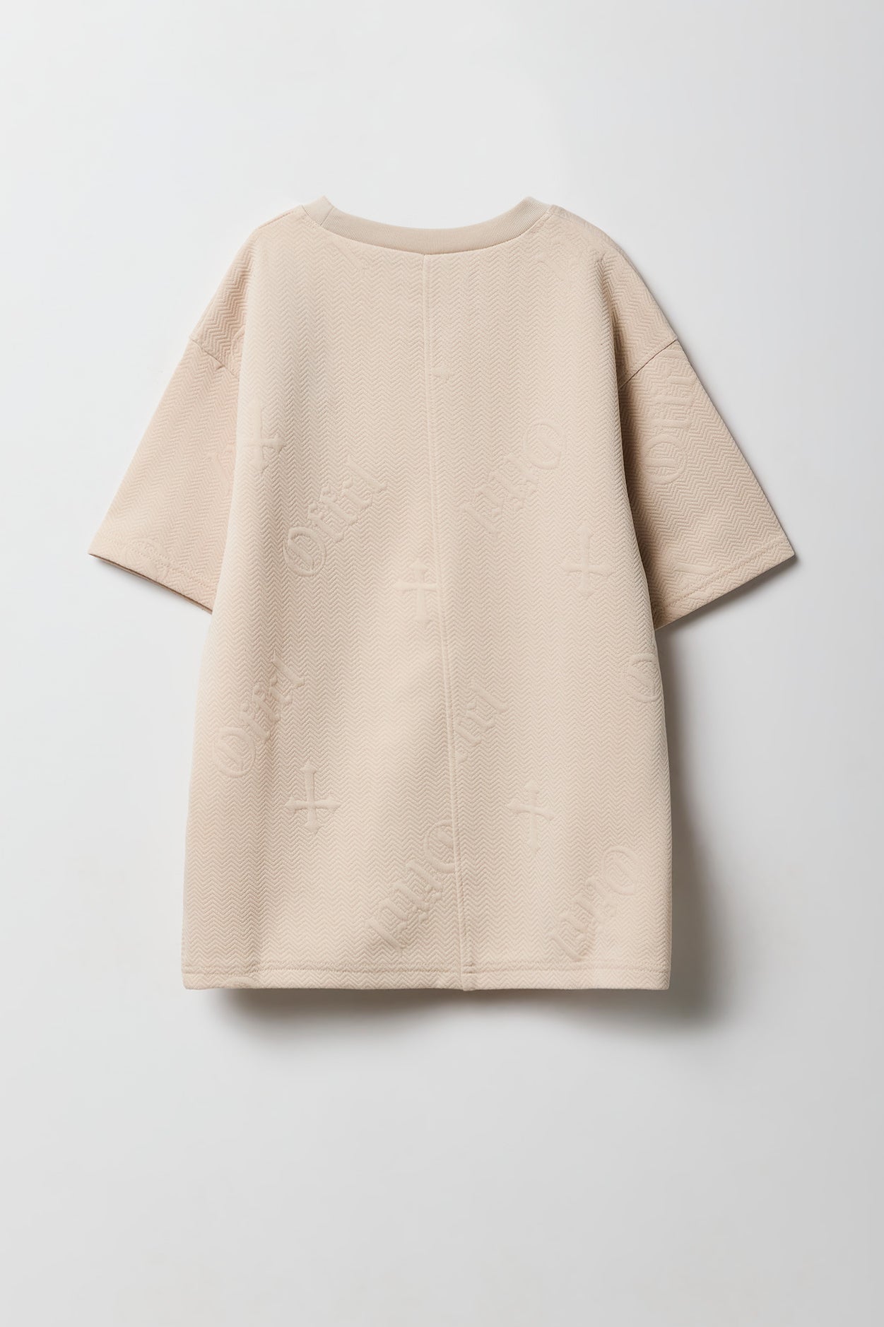 Boys Textured Embossed T-Shirt