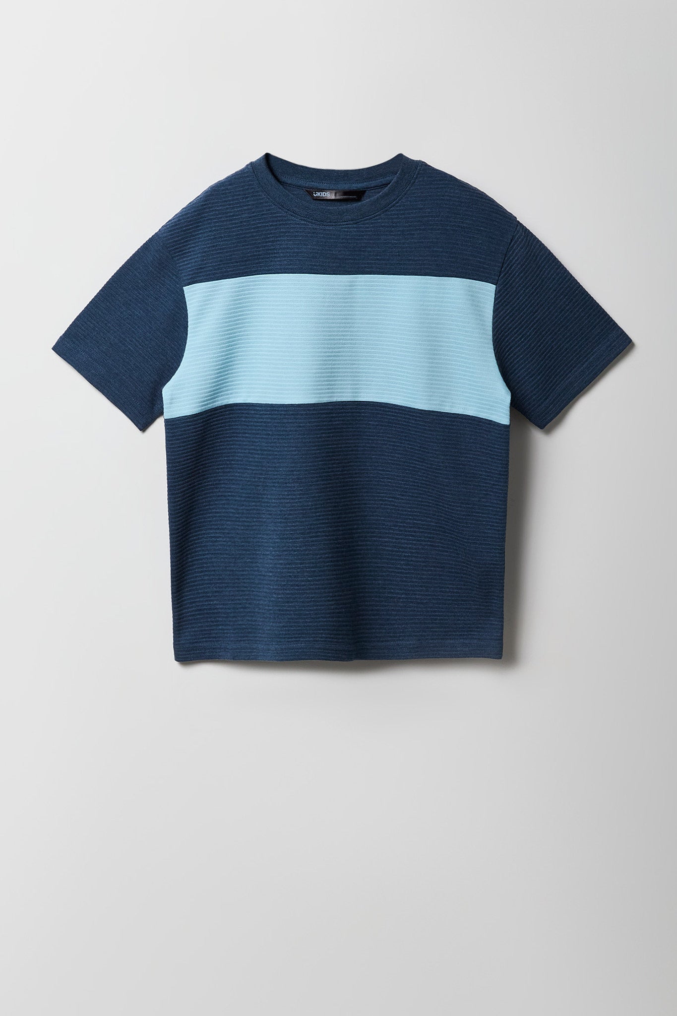 Boys Ottoman Ribbed Colourblock T-Shirt