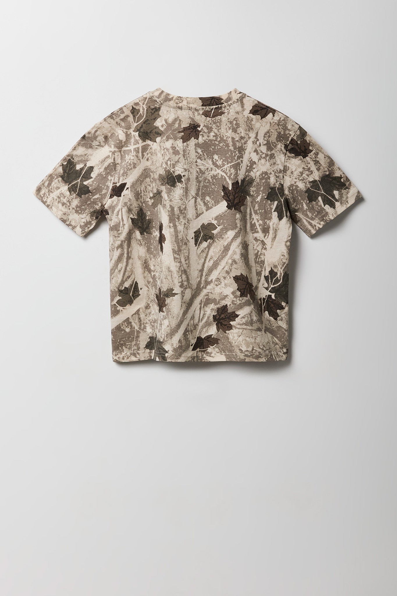 Boys Camo Crewneck T-Shirt