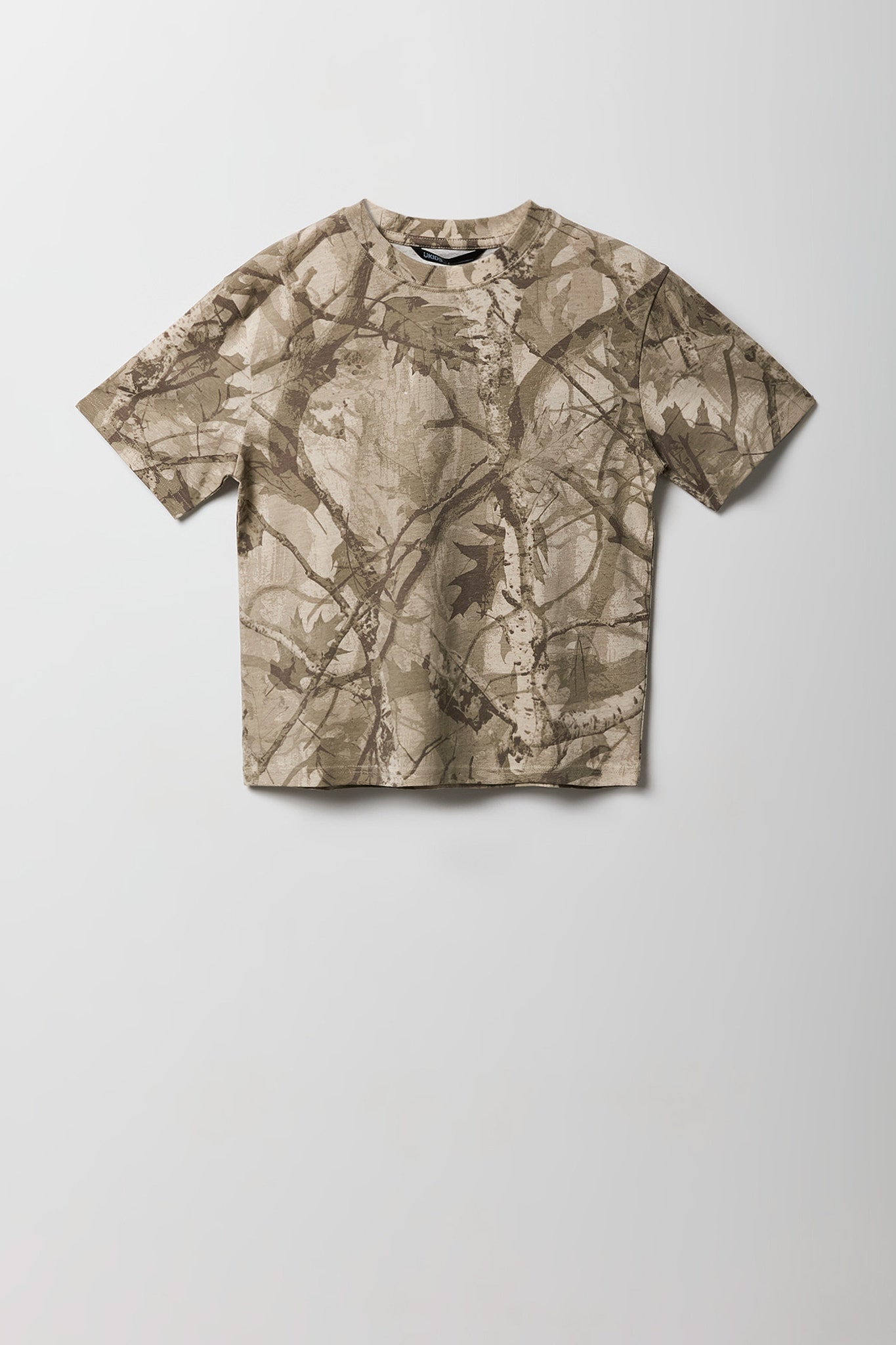 Boys Camo Crewneck T-Shirt