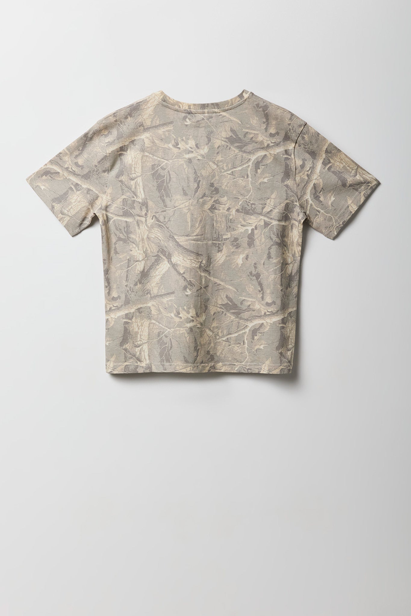 Boys Camo Crewneck T-Shirt