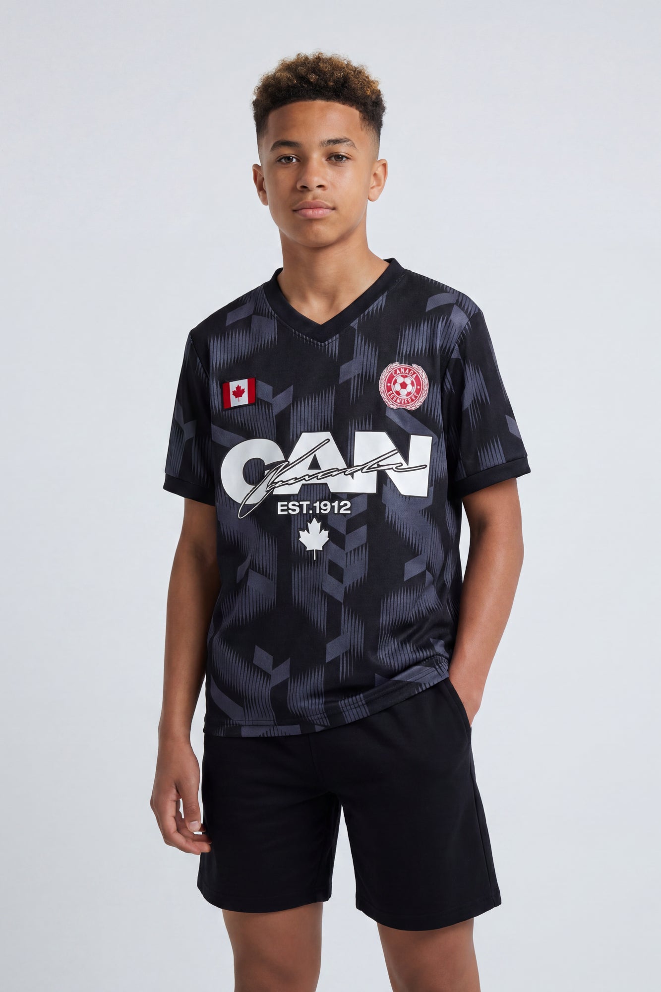 Kids Canada Soccer Graphic Mesh Jersey