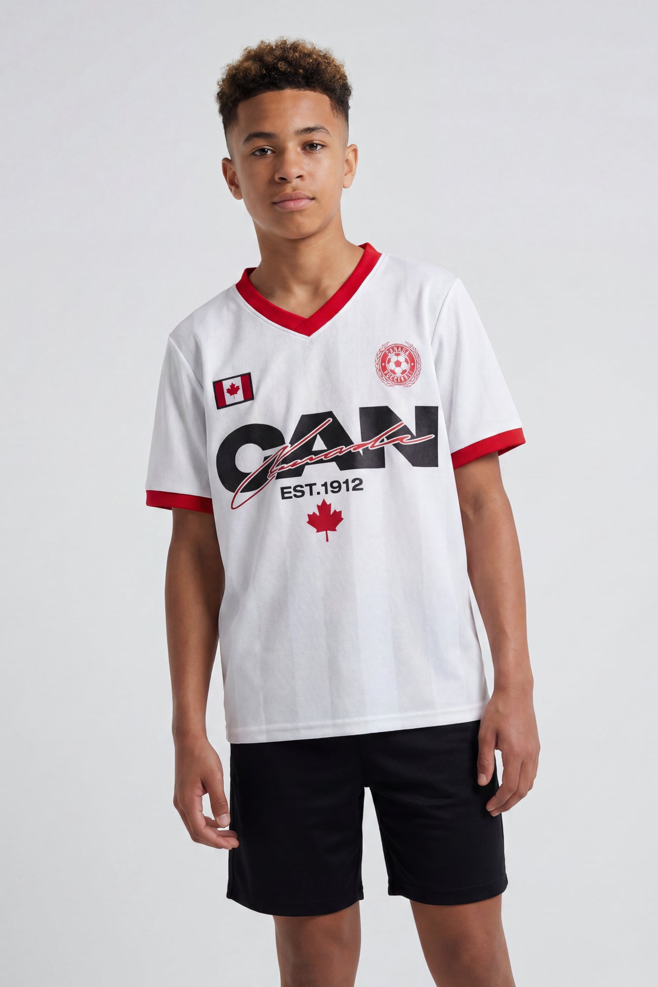Kids Canada Soccer Graphic Mesh Jersey
