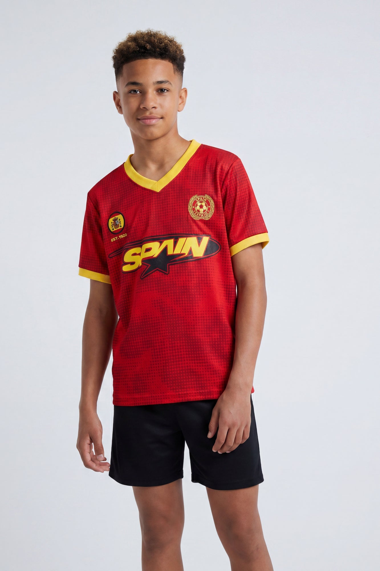 Kids Spain Graphic Mesh Jersey