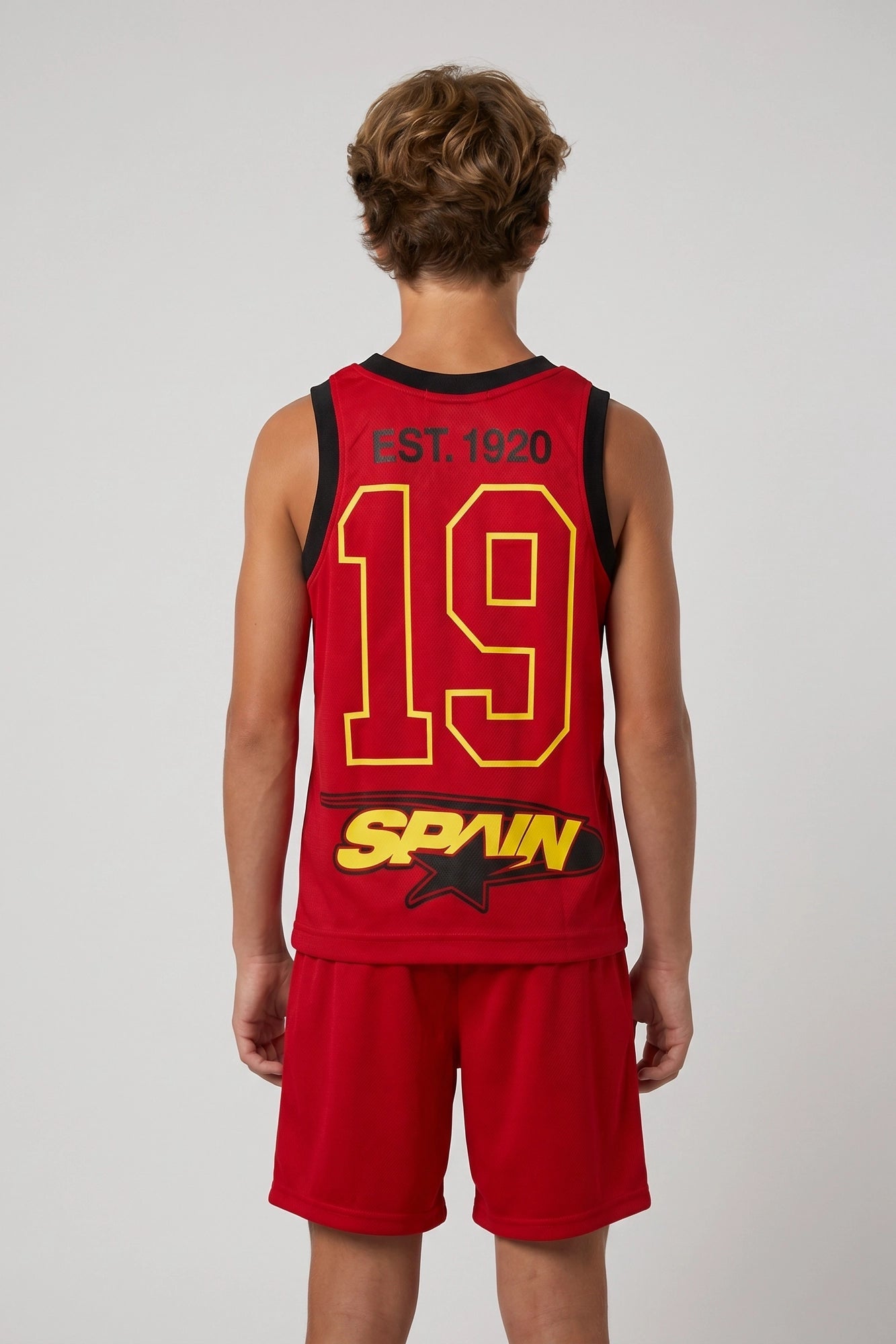 Kids Spain Graphic Mesh Tank