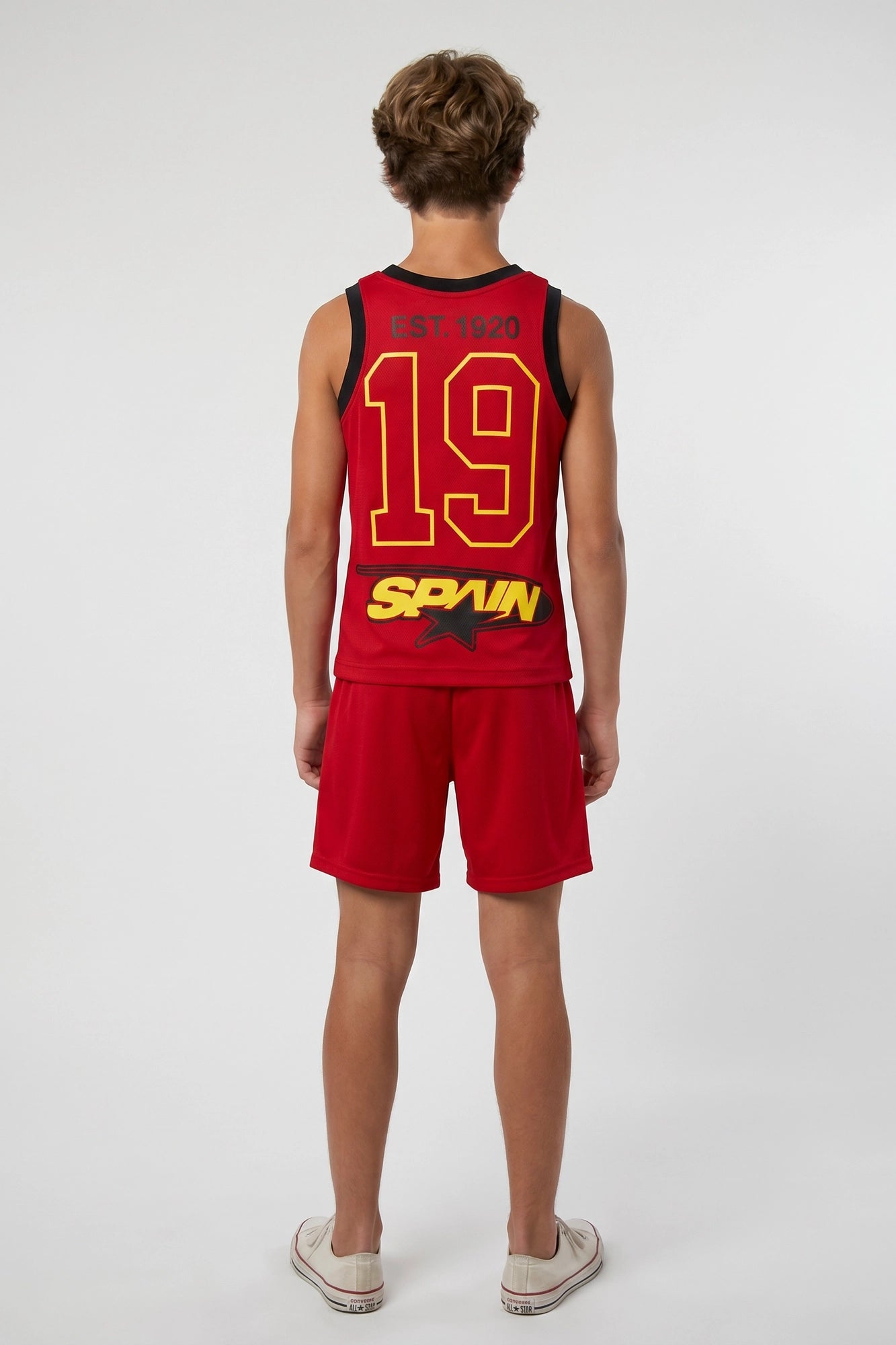 Kids Spain Graphic Mesh Short