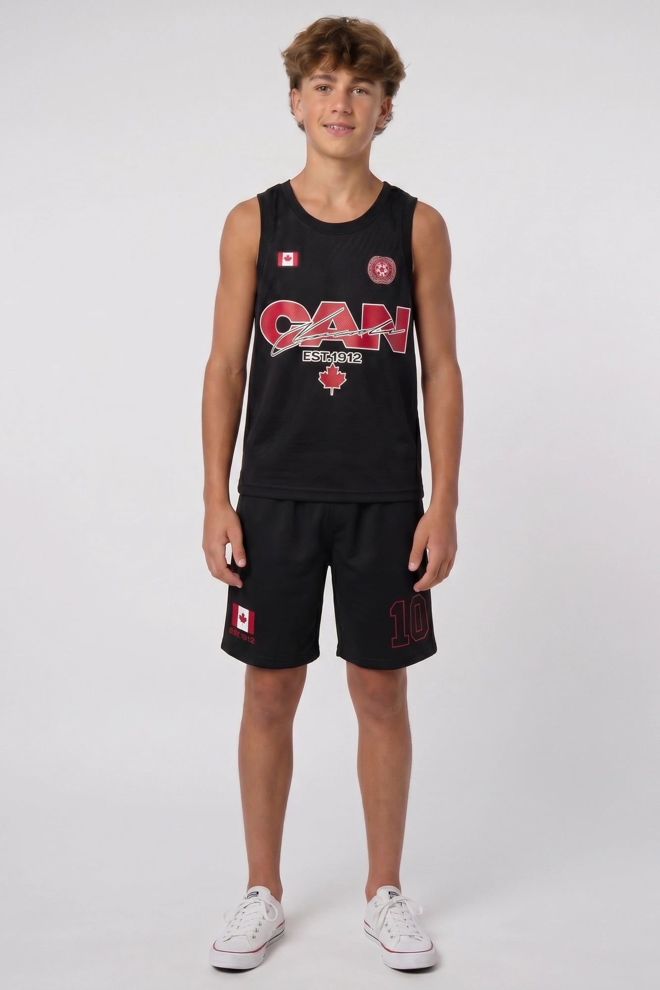 Kids Canada Graphic Mesh Short