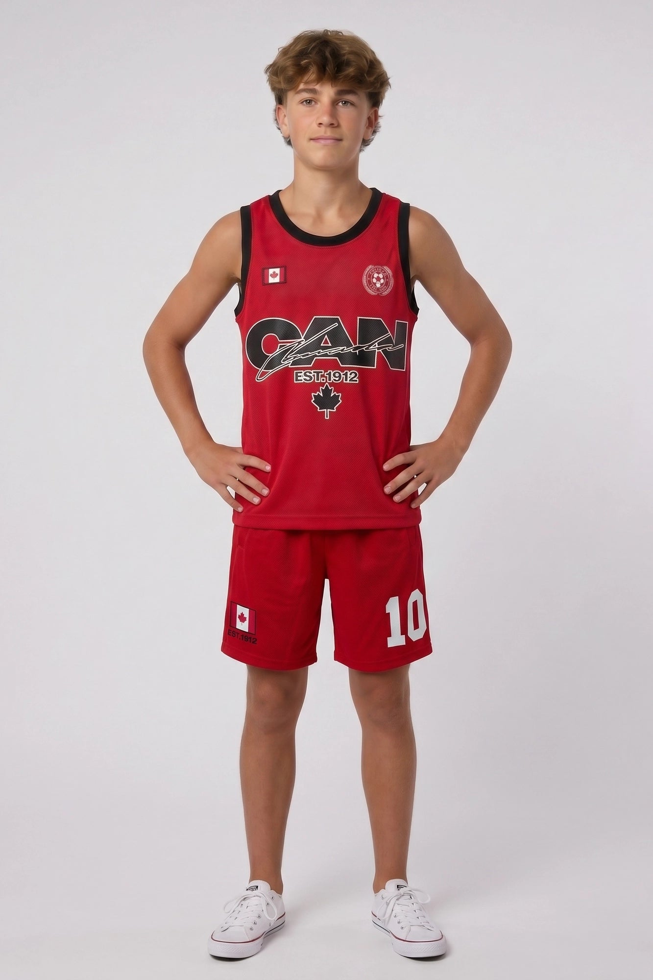 Kids Canada Graphic Mesh Short