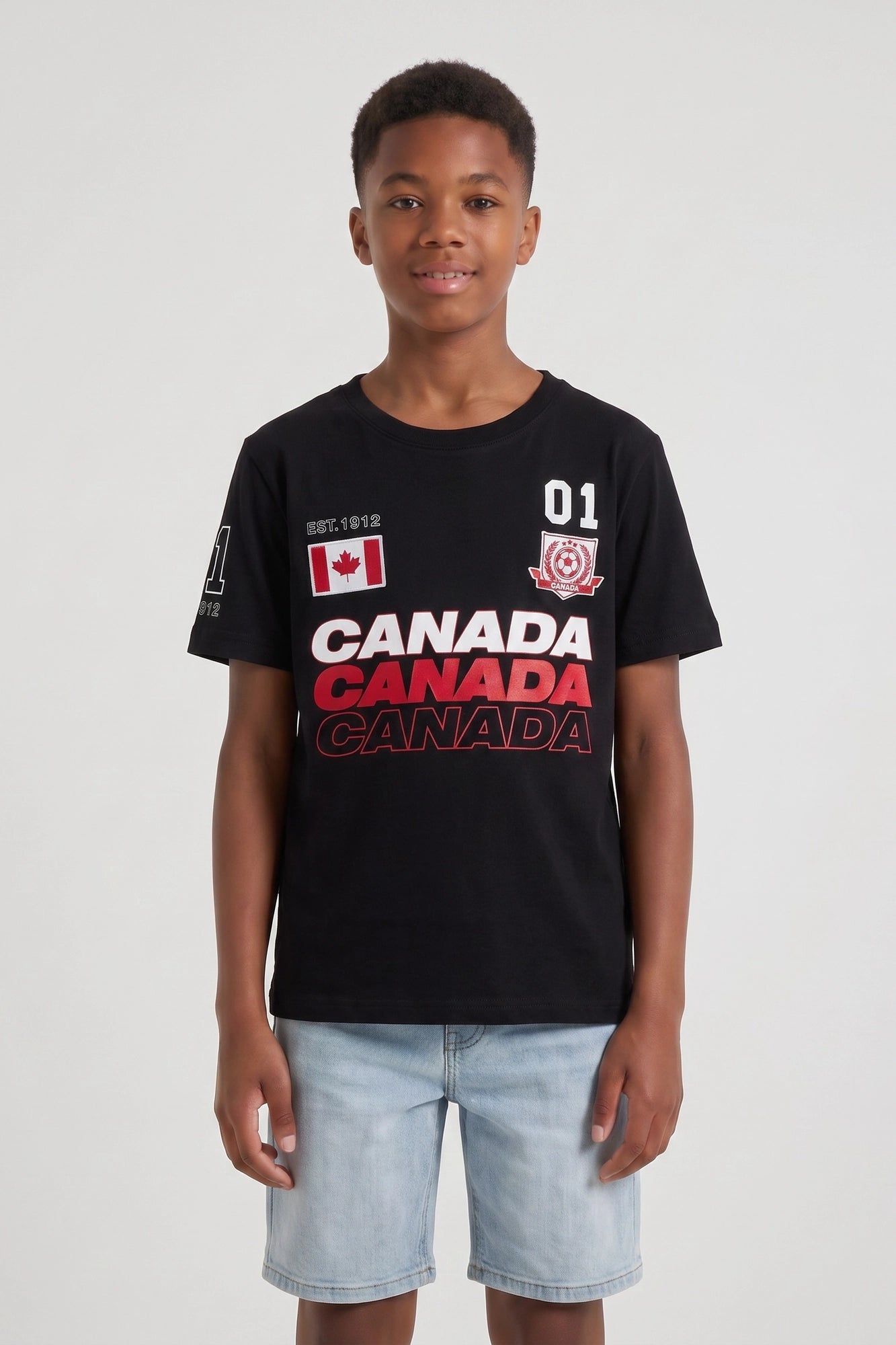 Kids Canada Soccer Graphic T-Shirt