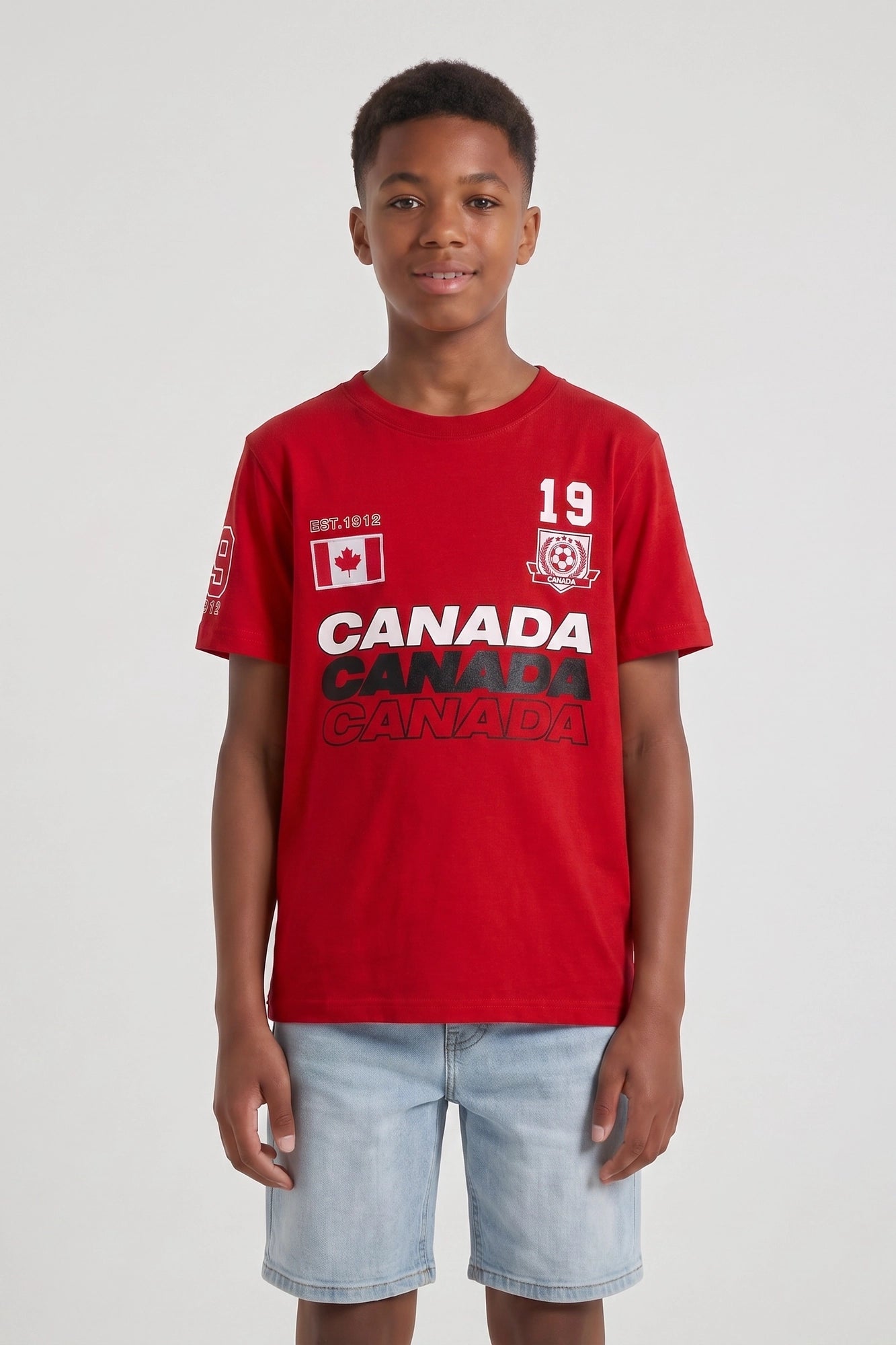 Kids Canada Soccer Graphic T-Shirt