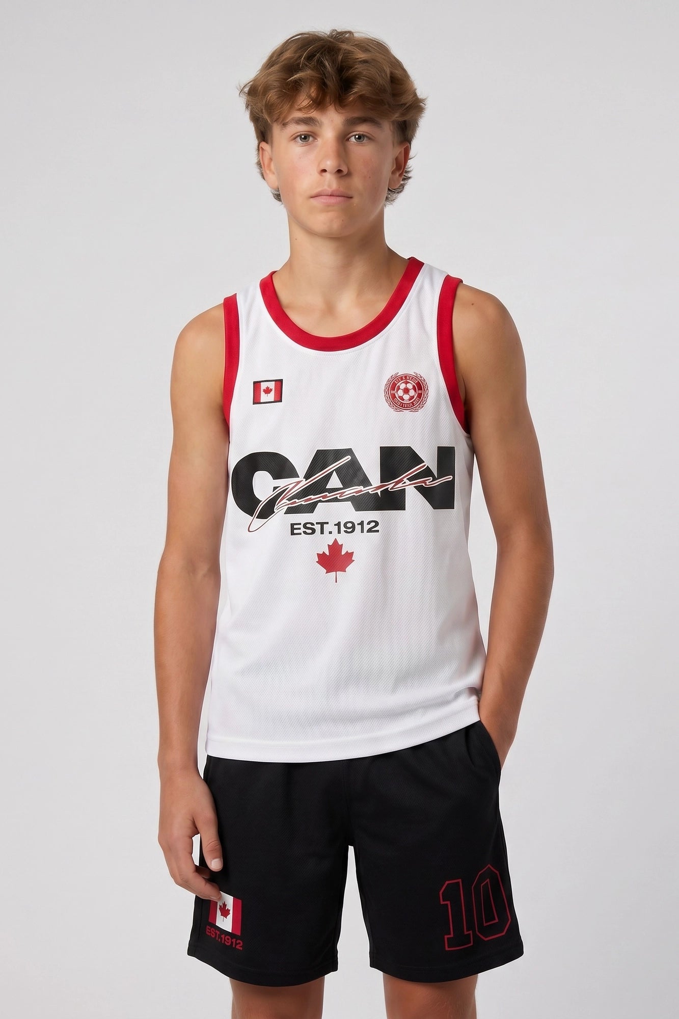 Kids Canada Graphic Mesh Tank