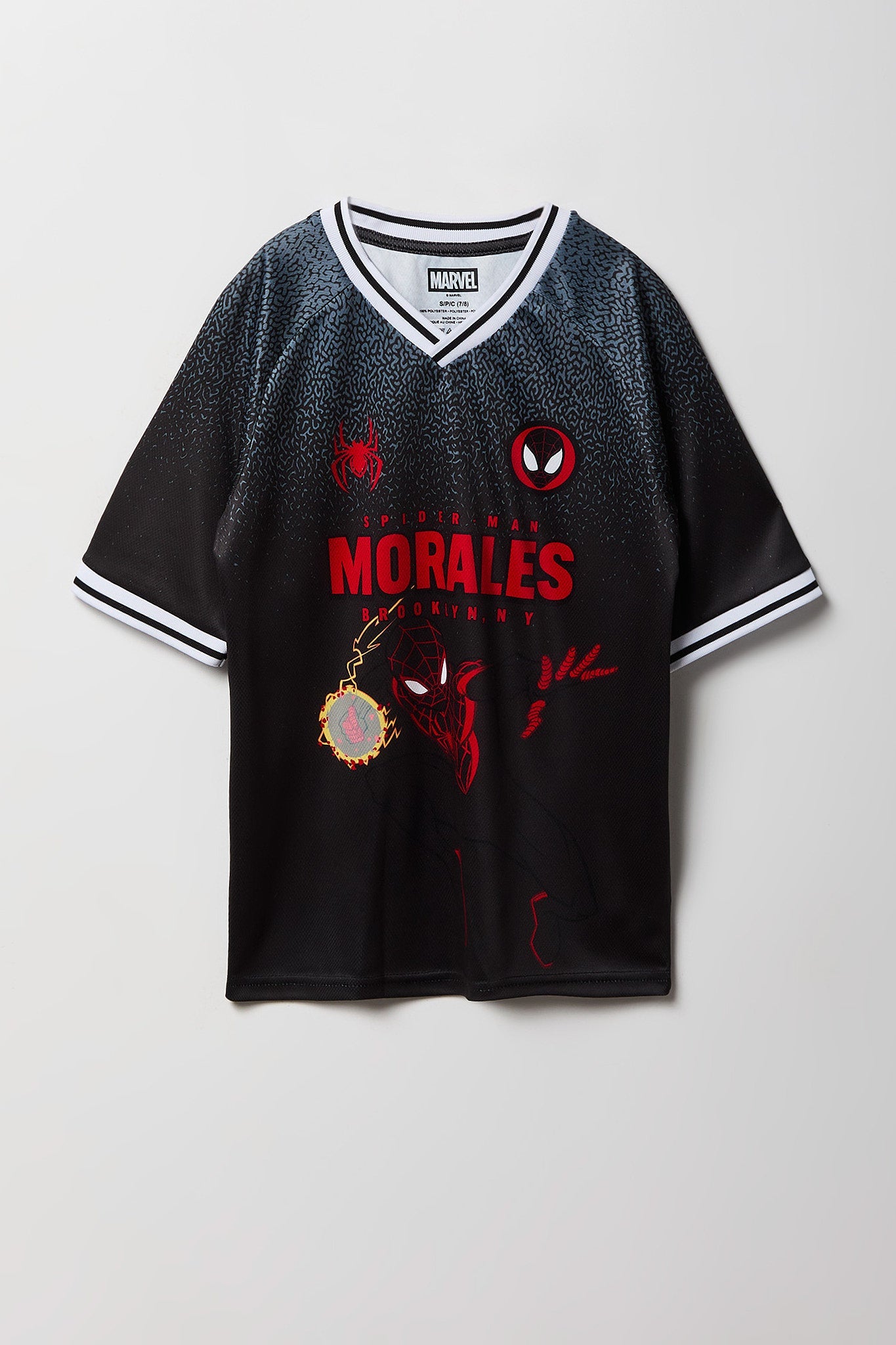 Boys Spider-Man Morales Graphic Jersey