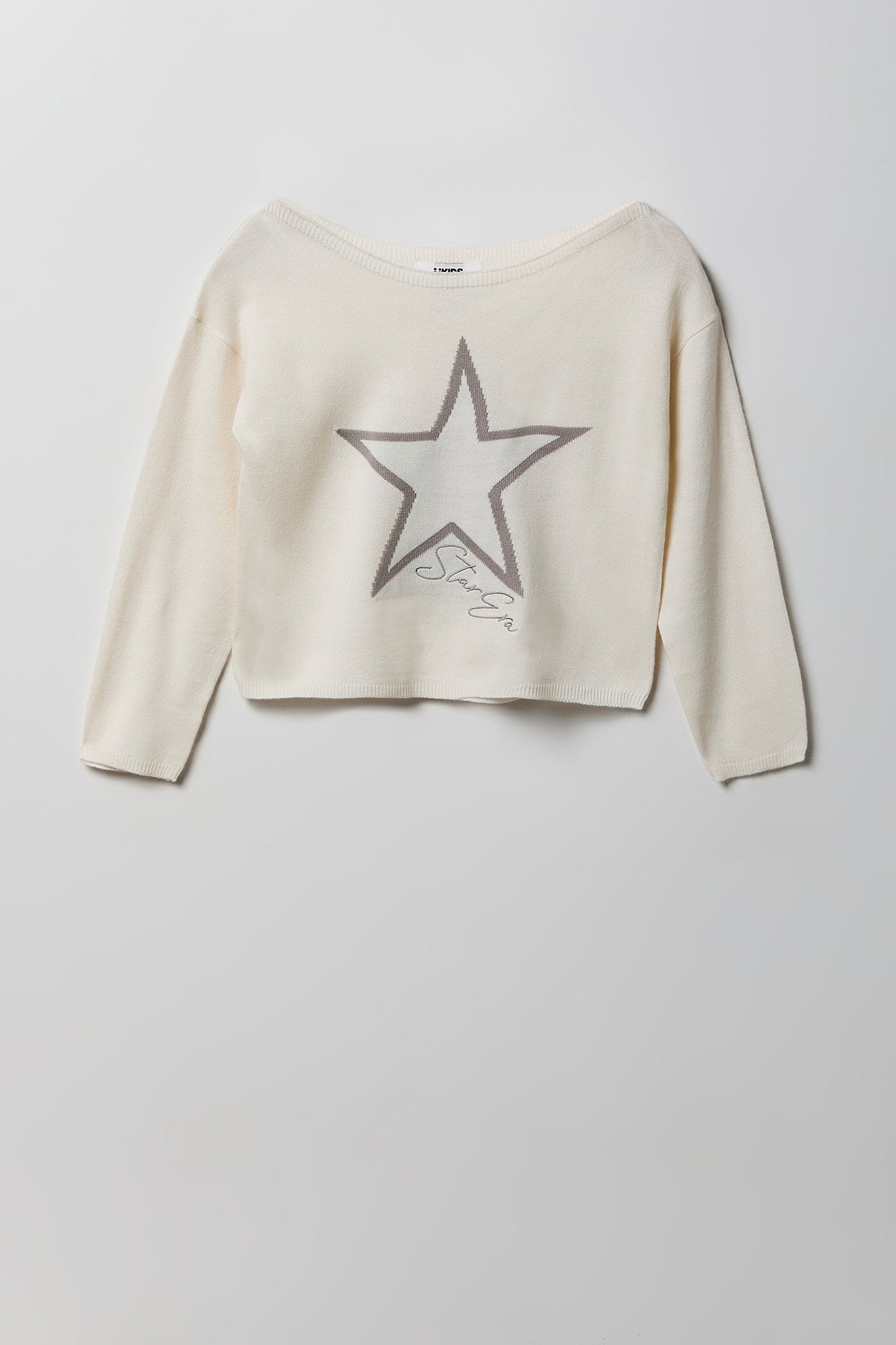 Girls Jacquard Knit Sweater