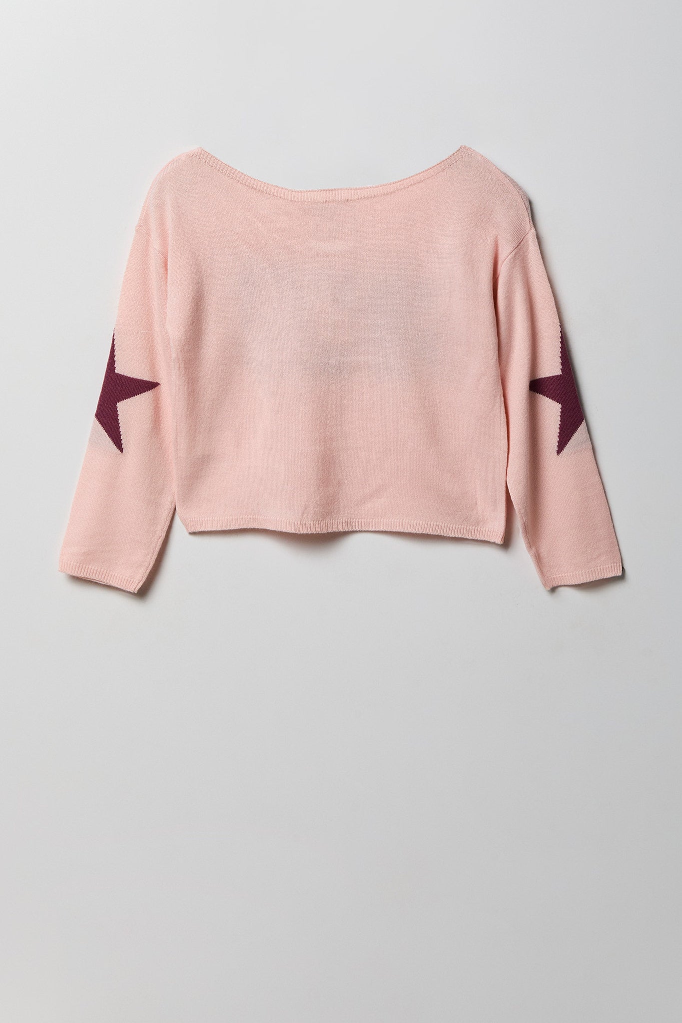 Girls Jacquard Knit Sweater