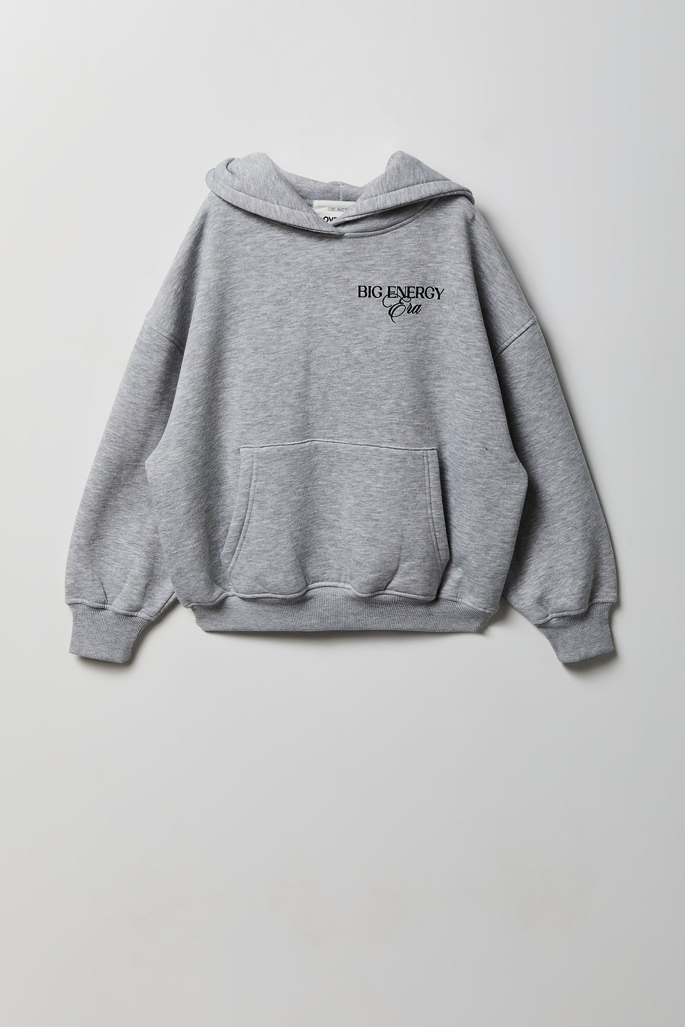 Girls Graphic Boxy Fleece Hoodie