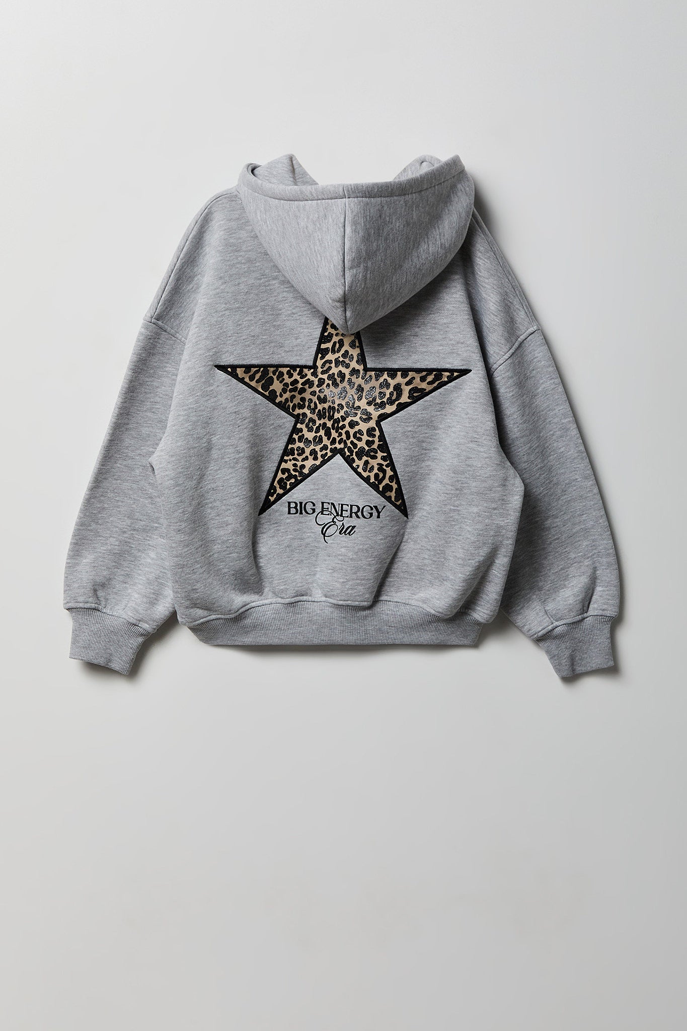 Girls Graphic Boxy Fleece Hoodie