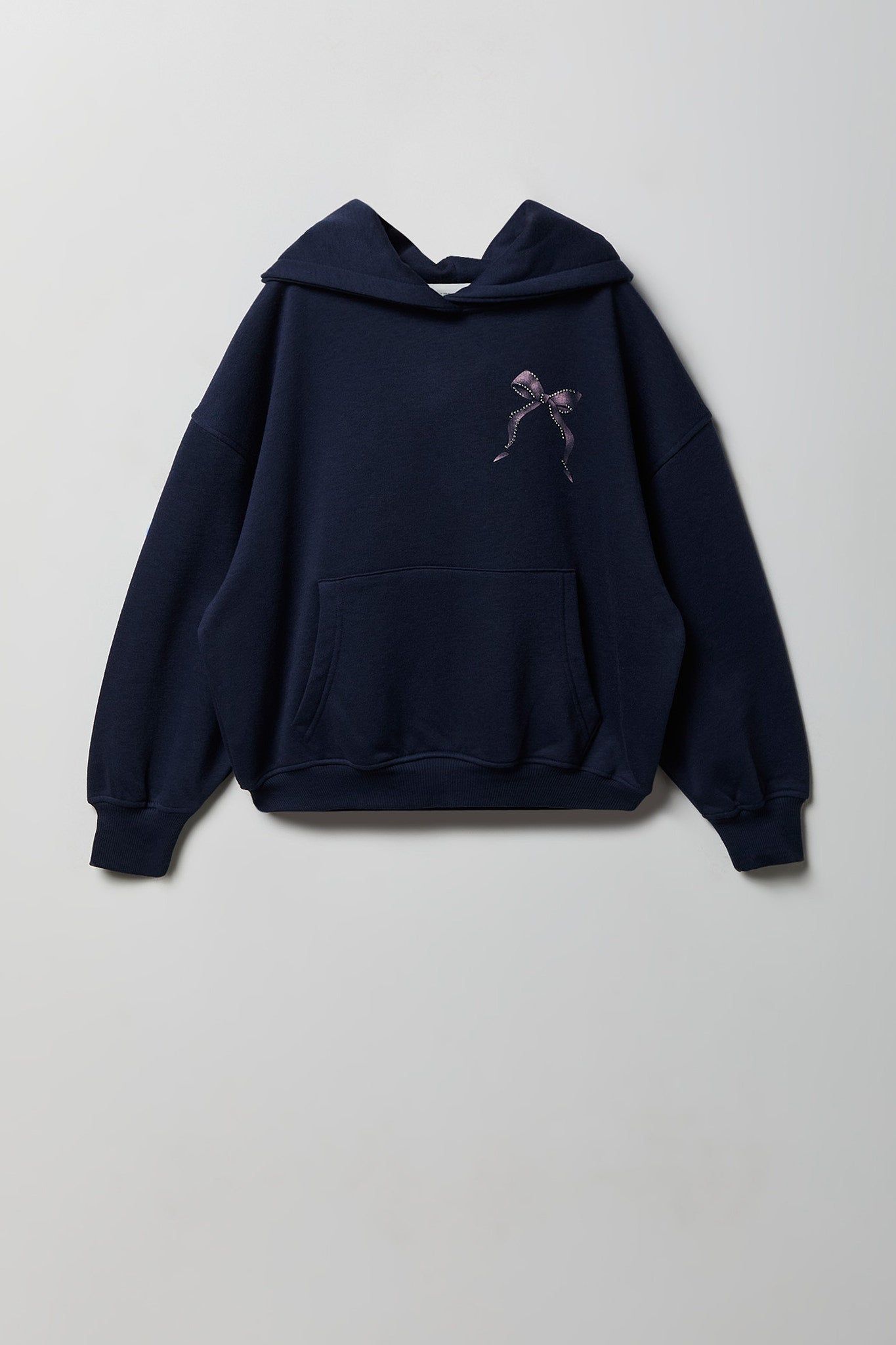 Girls Graphic Boxy Fleece Hoodie