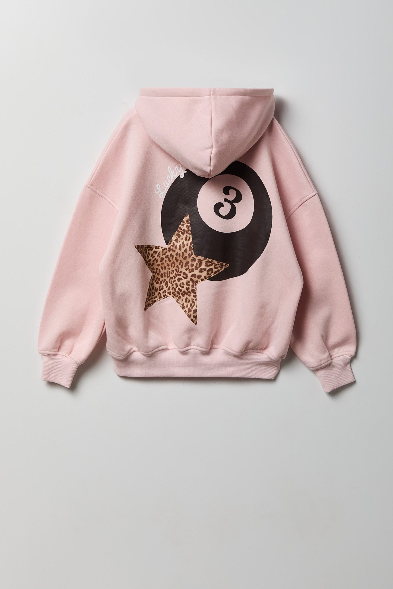 Girls Graphic Boxy Fleece Hoodie