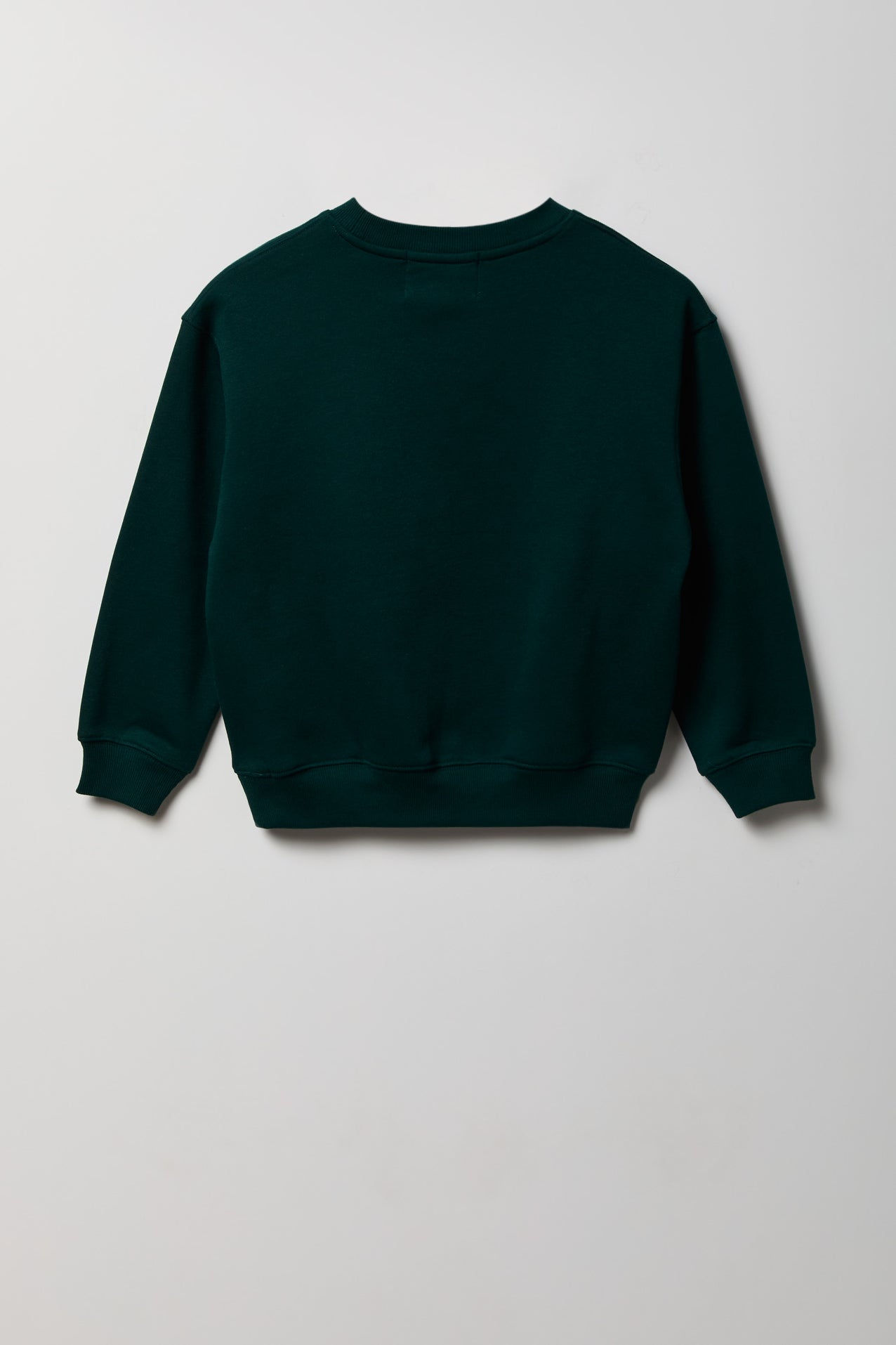 Girls Oversized Rhinestone Graphic Fleece Sweatshirt