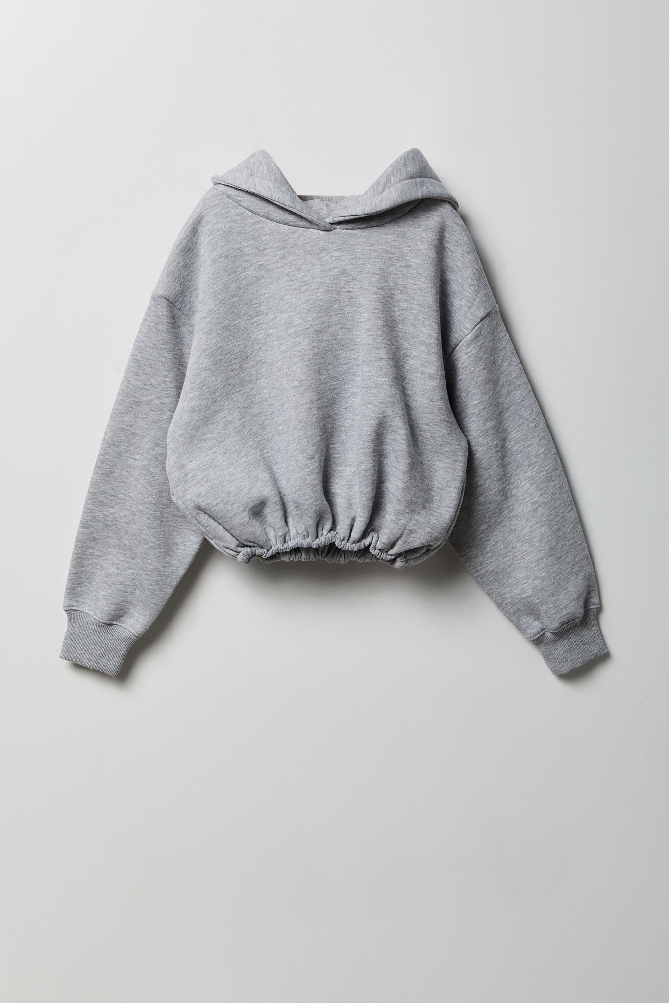 Girls Bubble Hem Hoodie