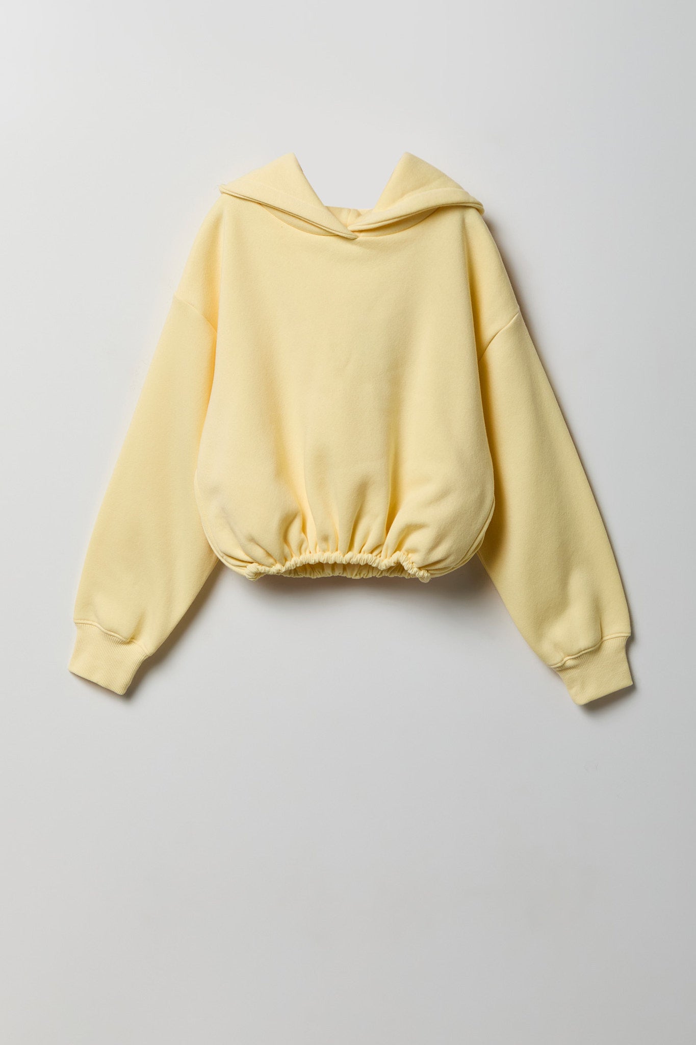 Girls Bubble Hem Hoodie