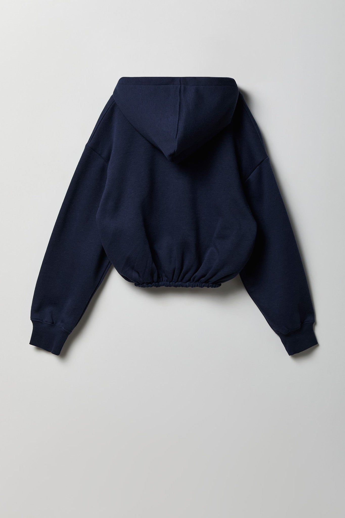 Girls Graphic Bubble Hem Hoodie