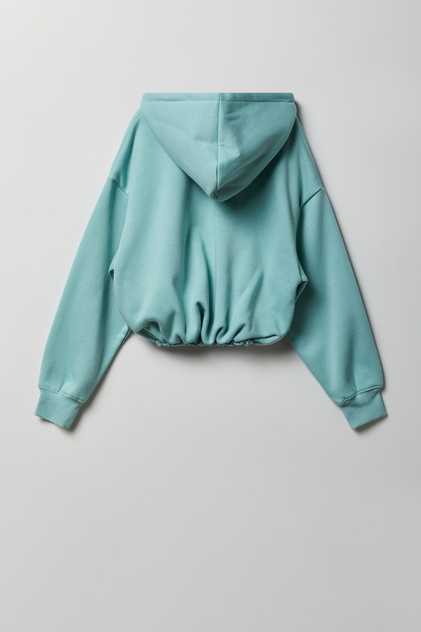 Girls Graphic Bubble Hem Hoodie