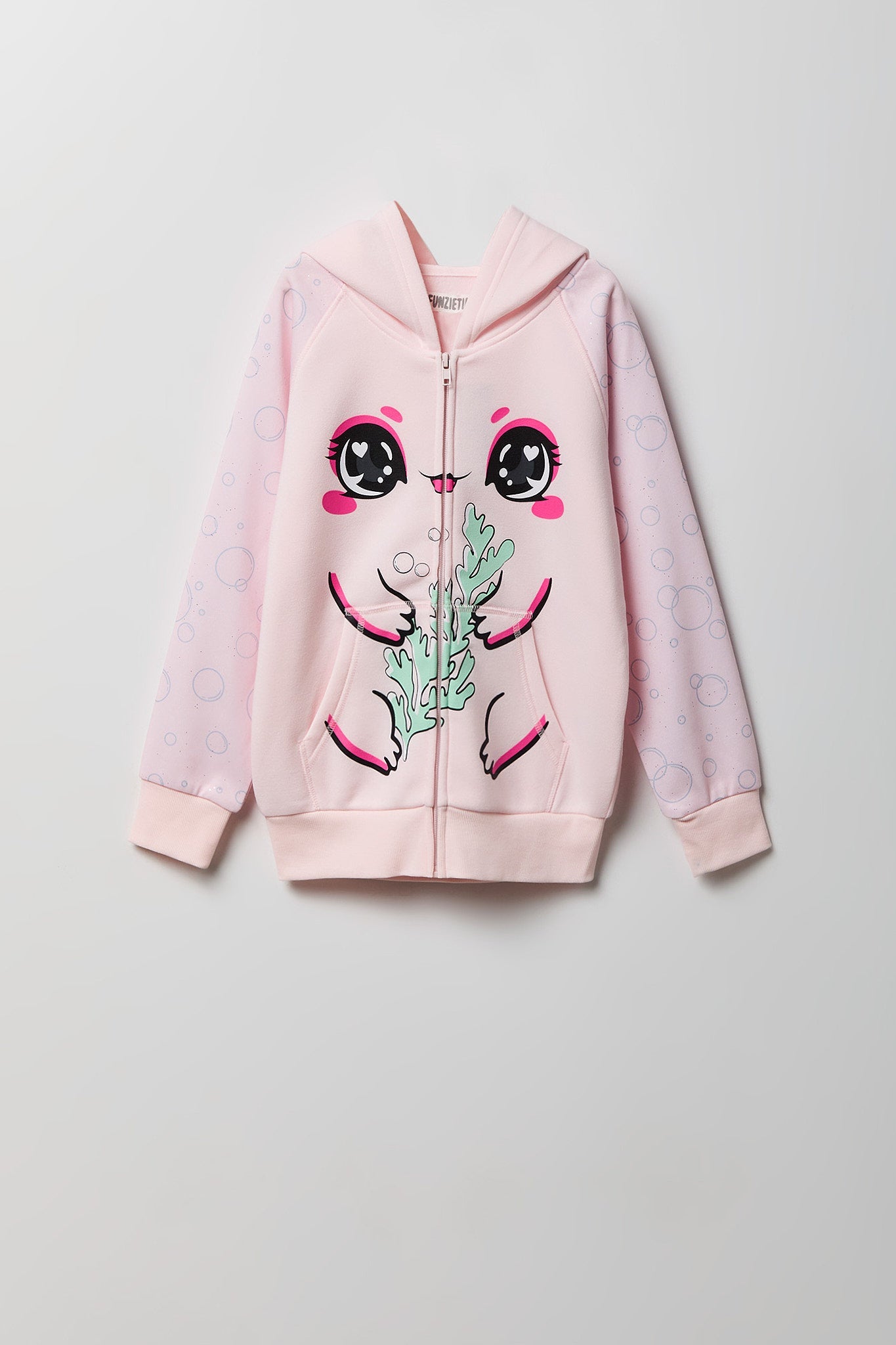 Girls Axolotl 3D Character Hoodie