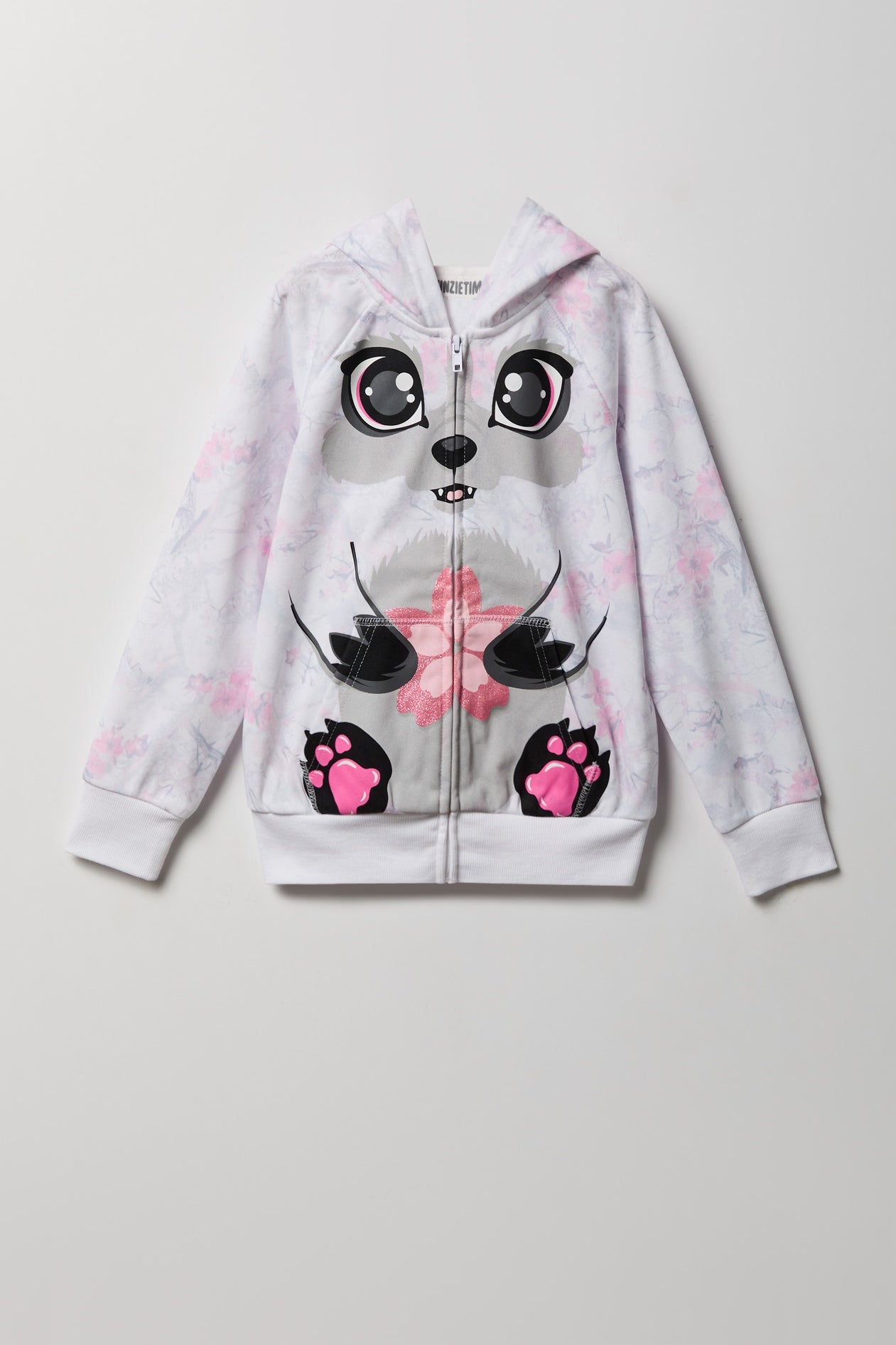 Kids 3D Wolf Character Hoodie