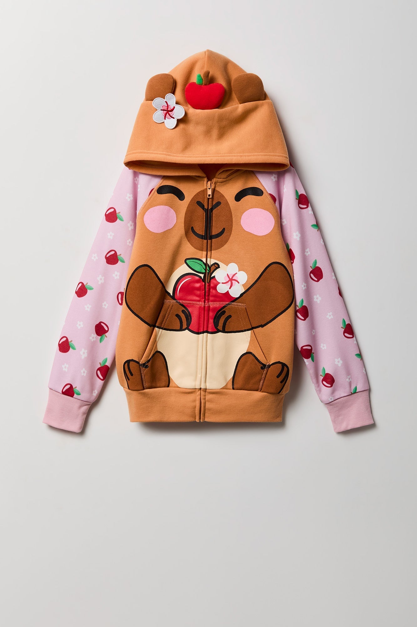Kids 3D Capybara Character Hoodie
